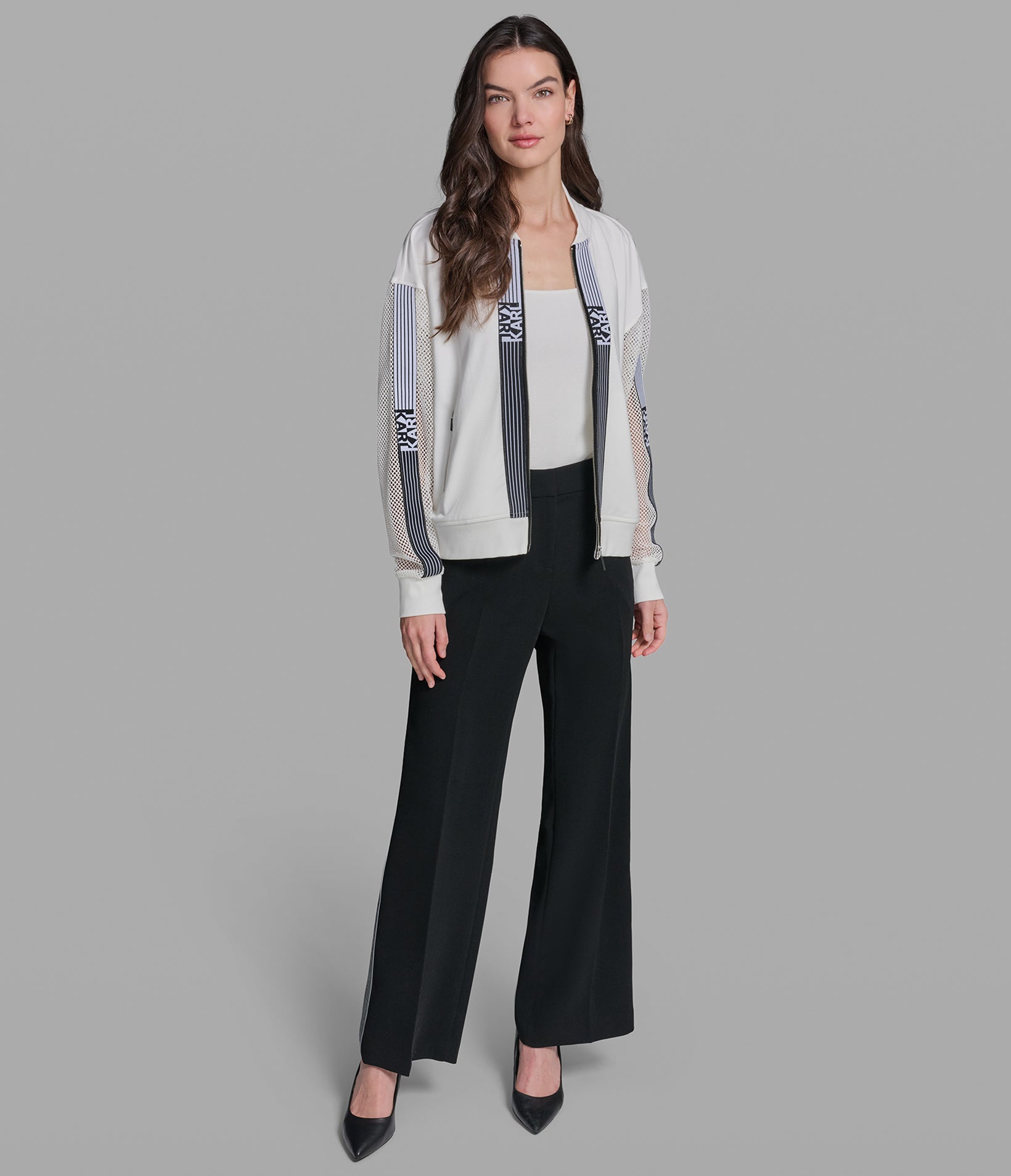TAPING DETAIL WIDE LEG PANT VIEW 5