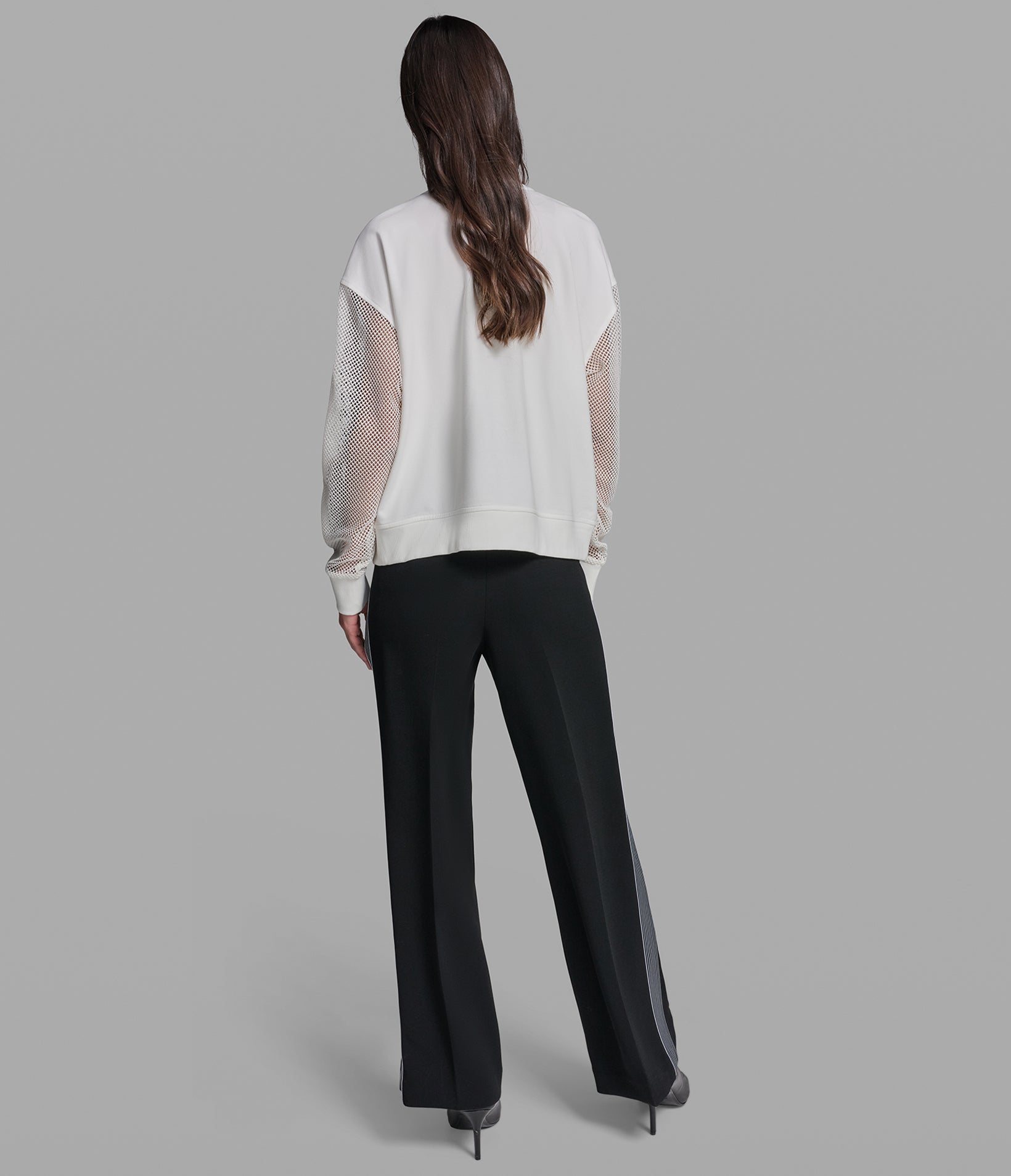 TAPING DETAIL WIDE LEG PANT VIEW 6