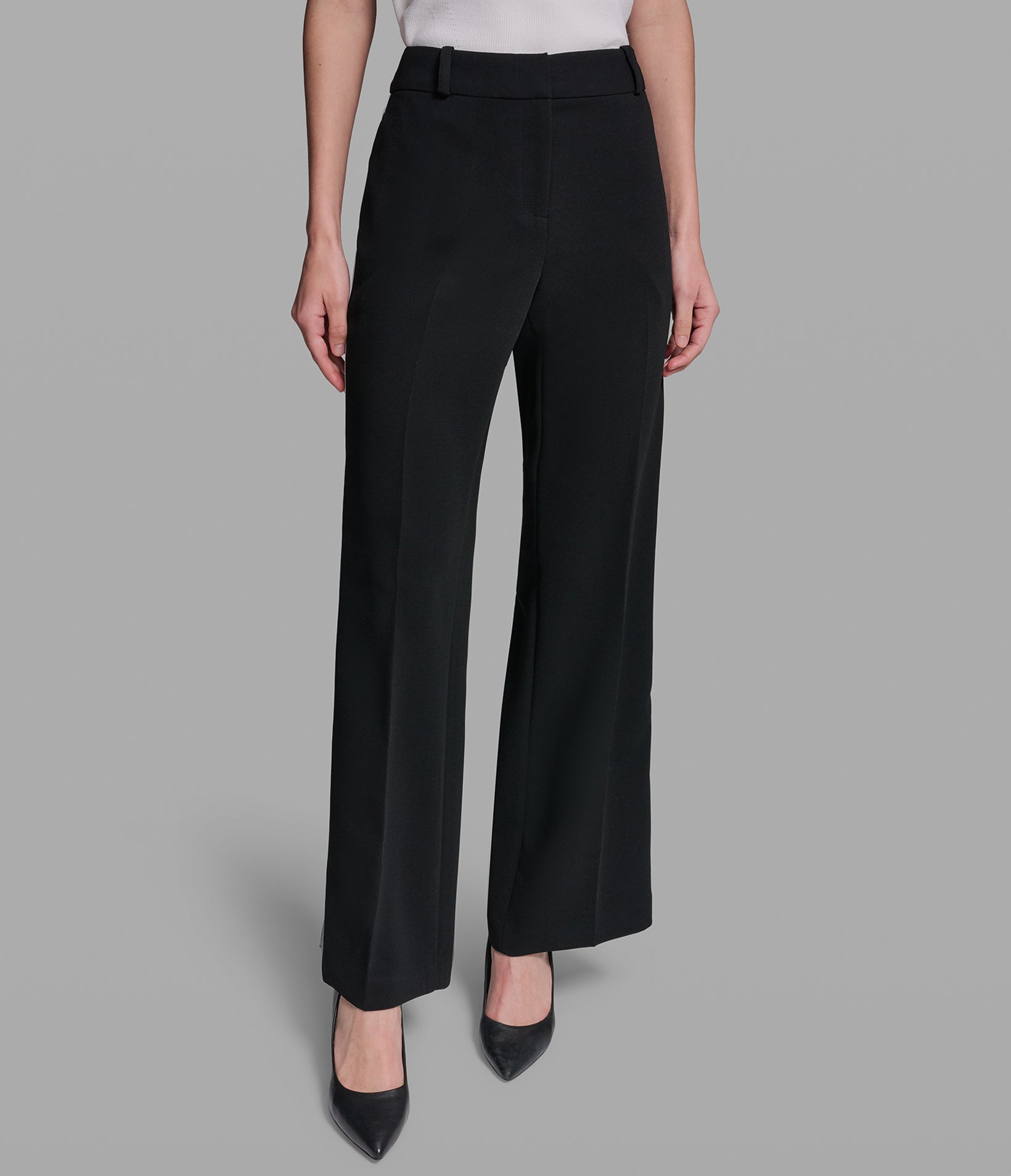 TAPING DETAIL WIDE LEG PANT VIEW 3