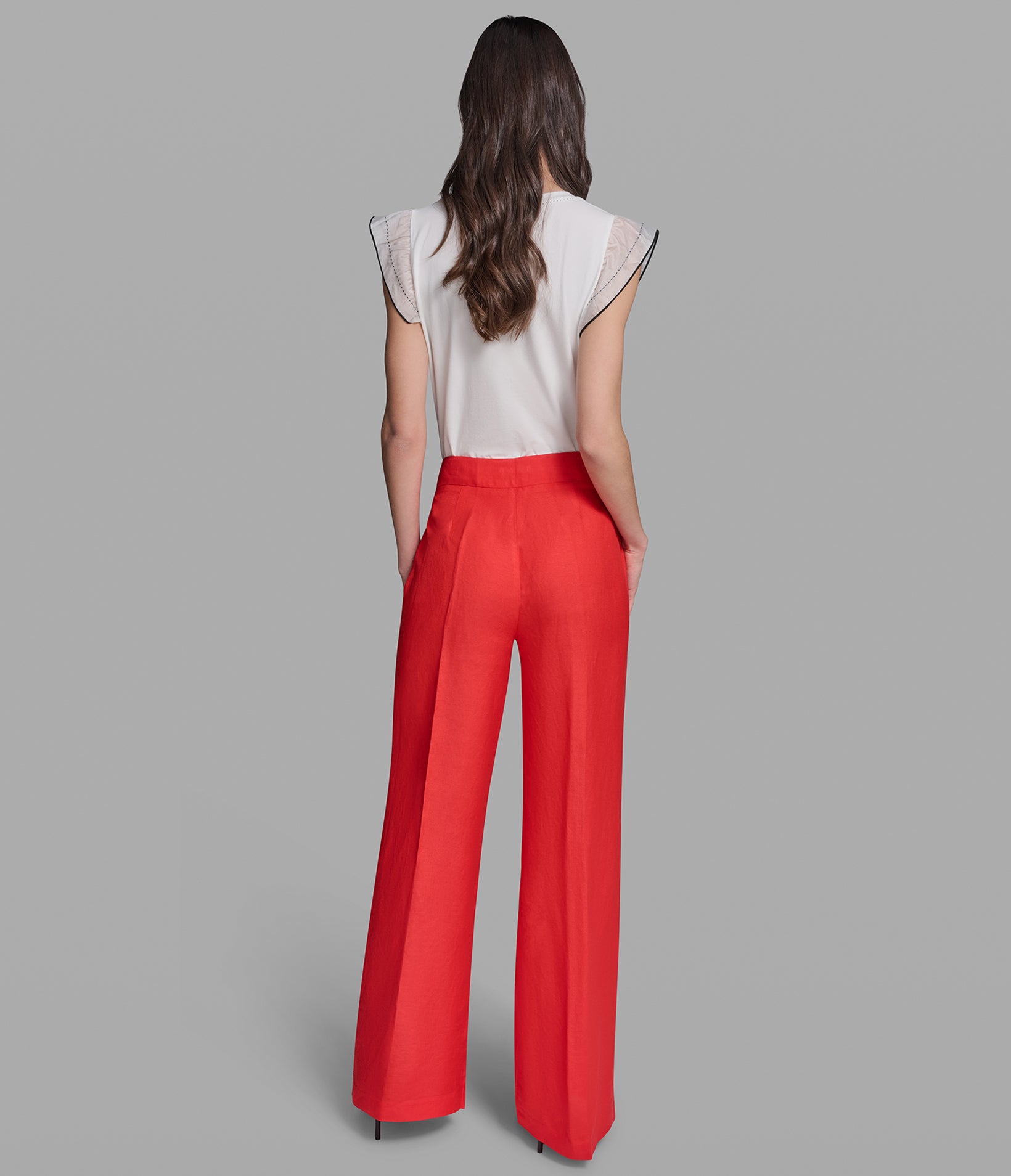 LINEN SAILOR BUTTON PANT VIEW 5 | Styles Under $100