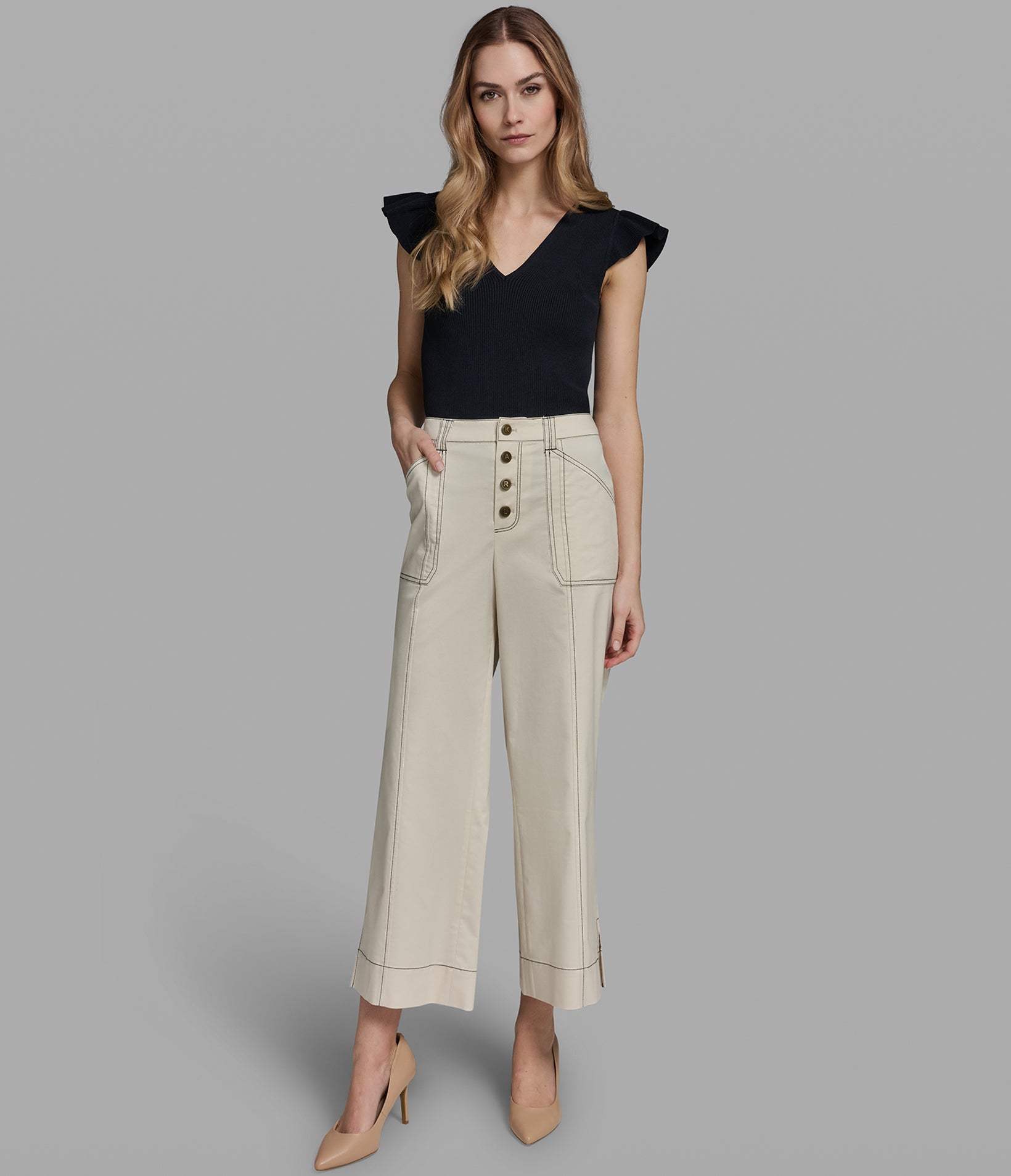 STITCH TRIM PANT VIEW 4