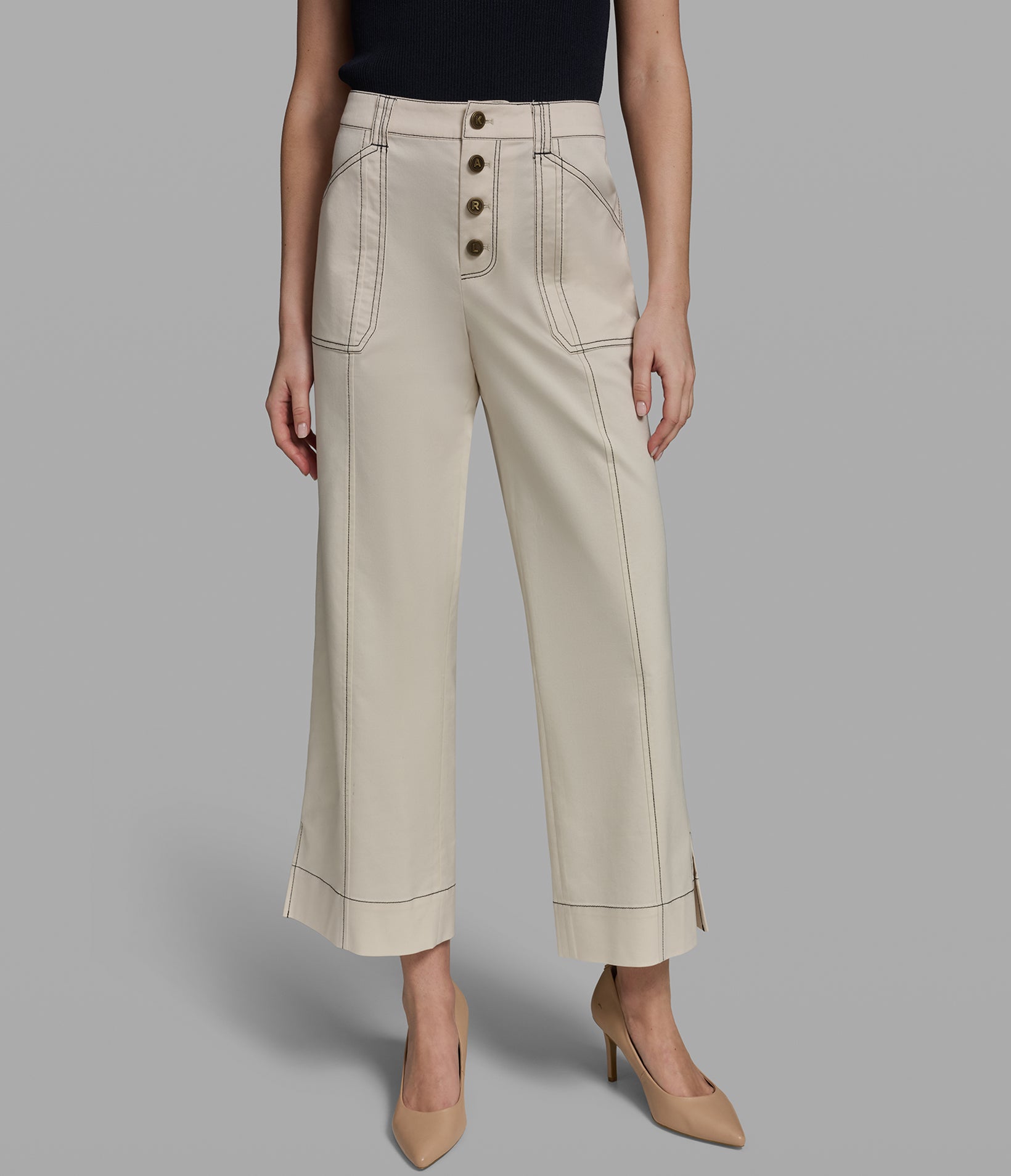 STITCH TRIM PANT VIEW 1