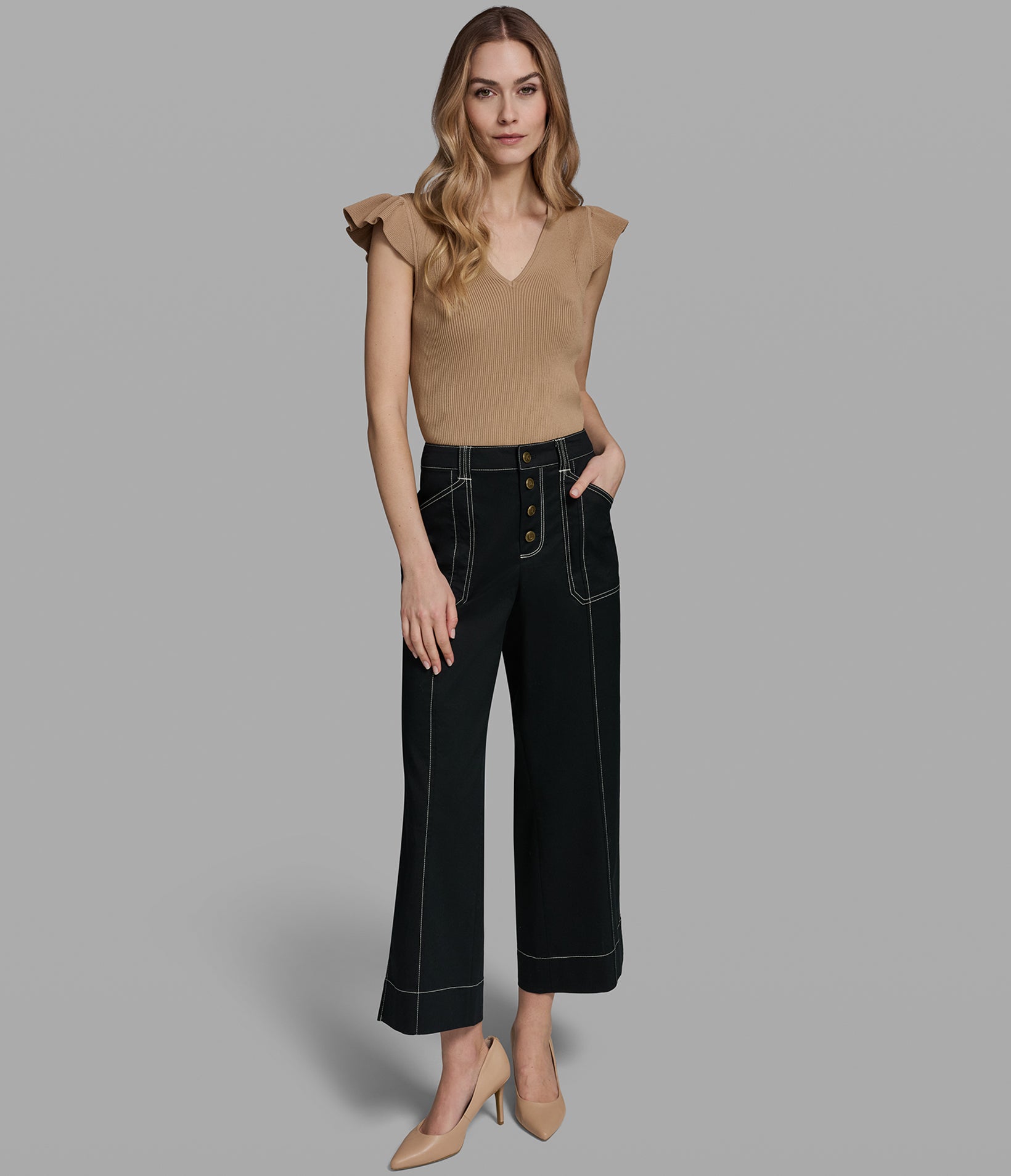 STITCH TRIM PANT VIEW 4