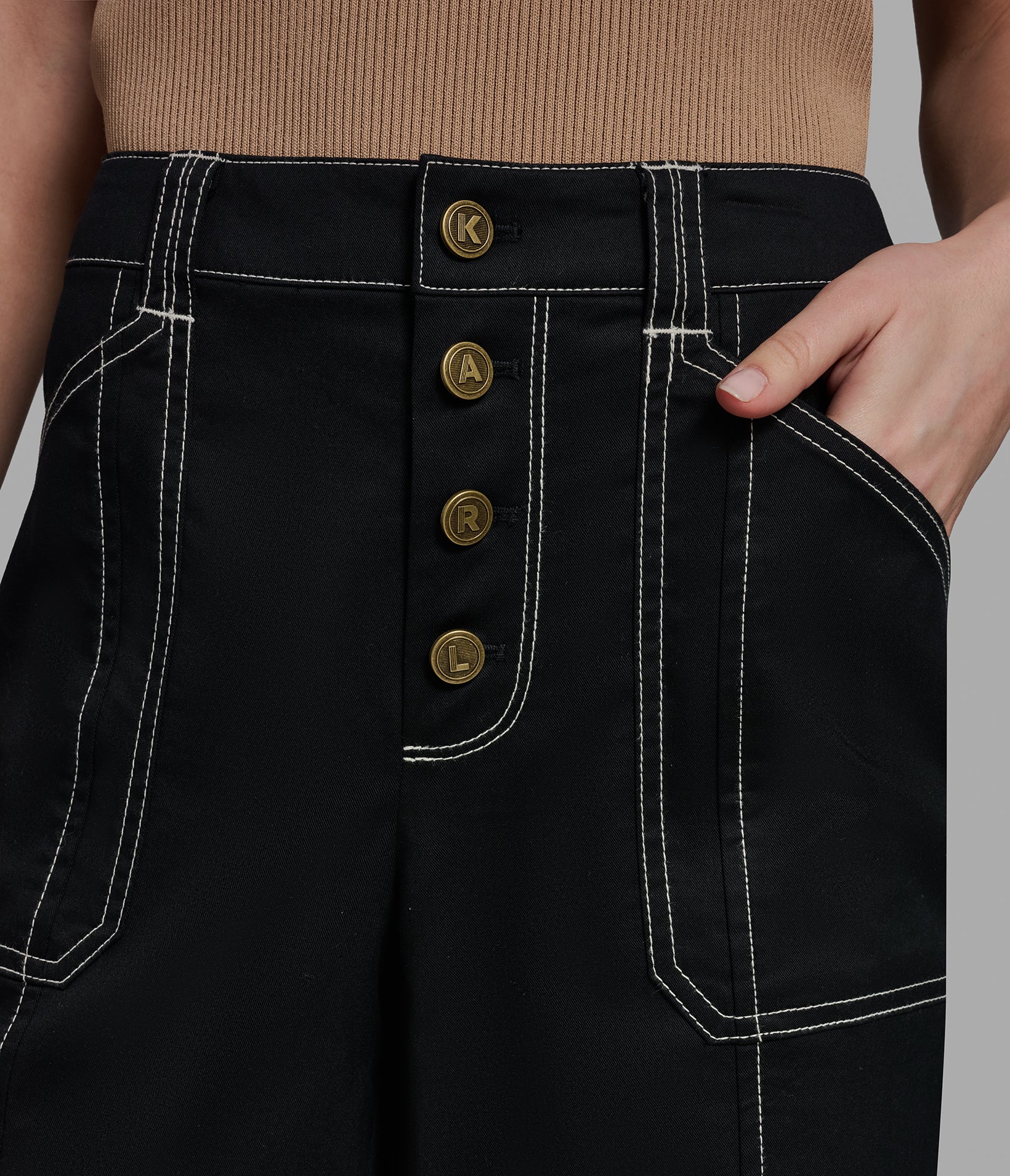 STITCH TRIM PANT VIEW 6