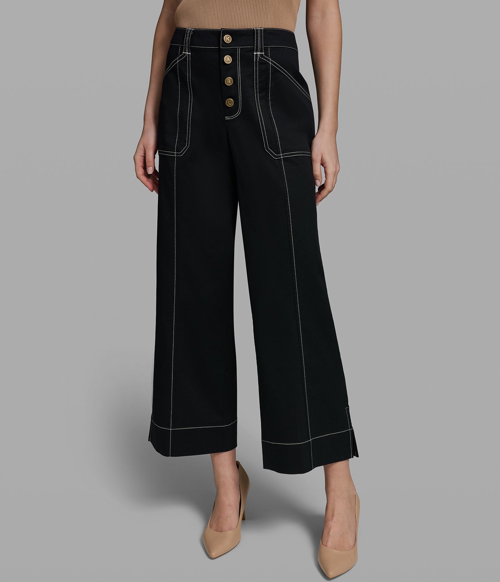 STITCH TRIM PANT VIEW 1