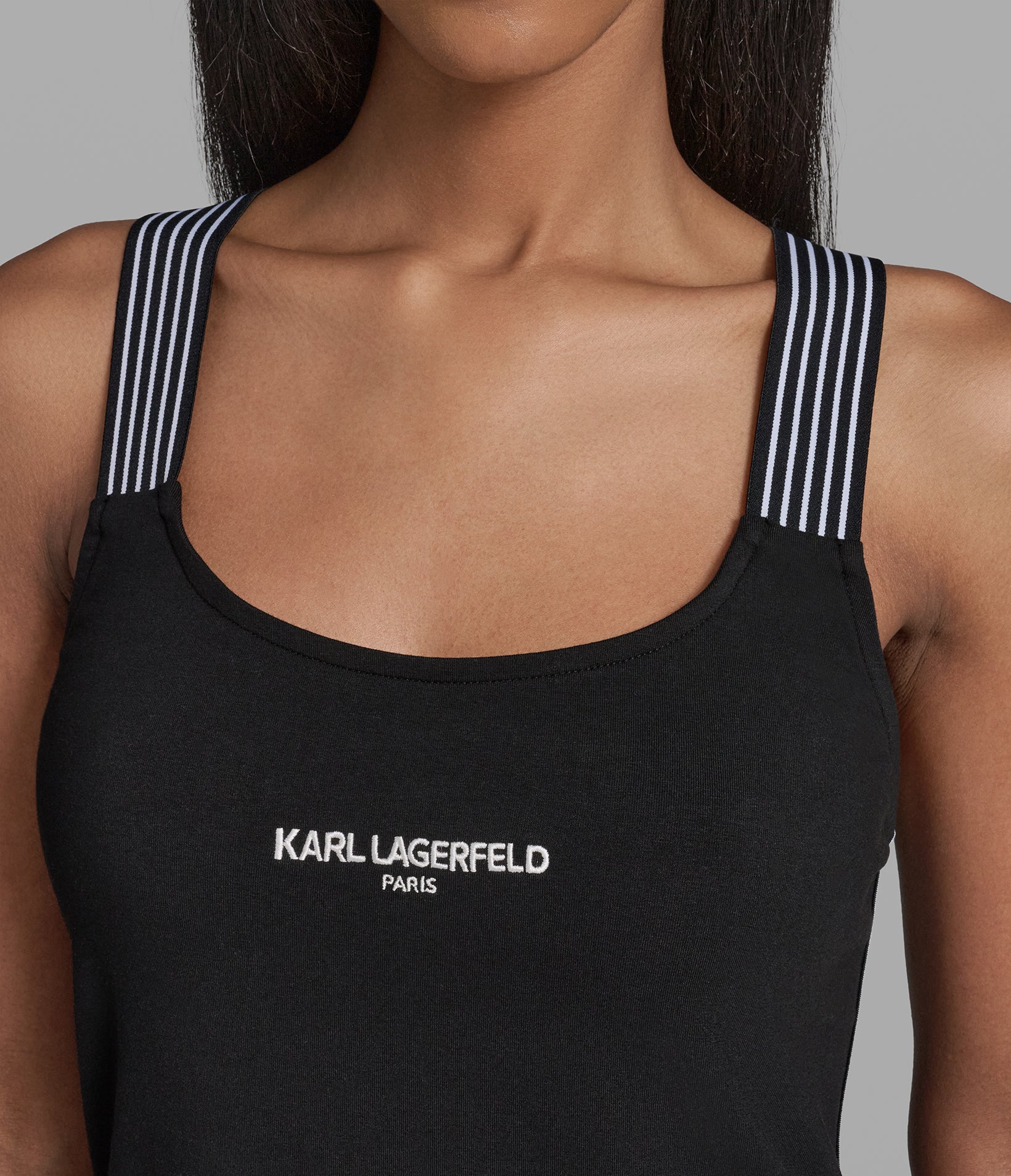 LOGO TAPE TANK DRESS VIEW 5