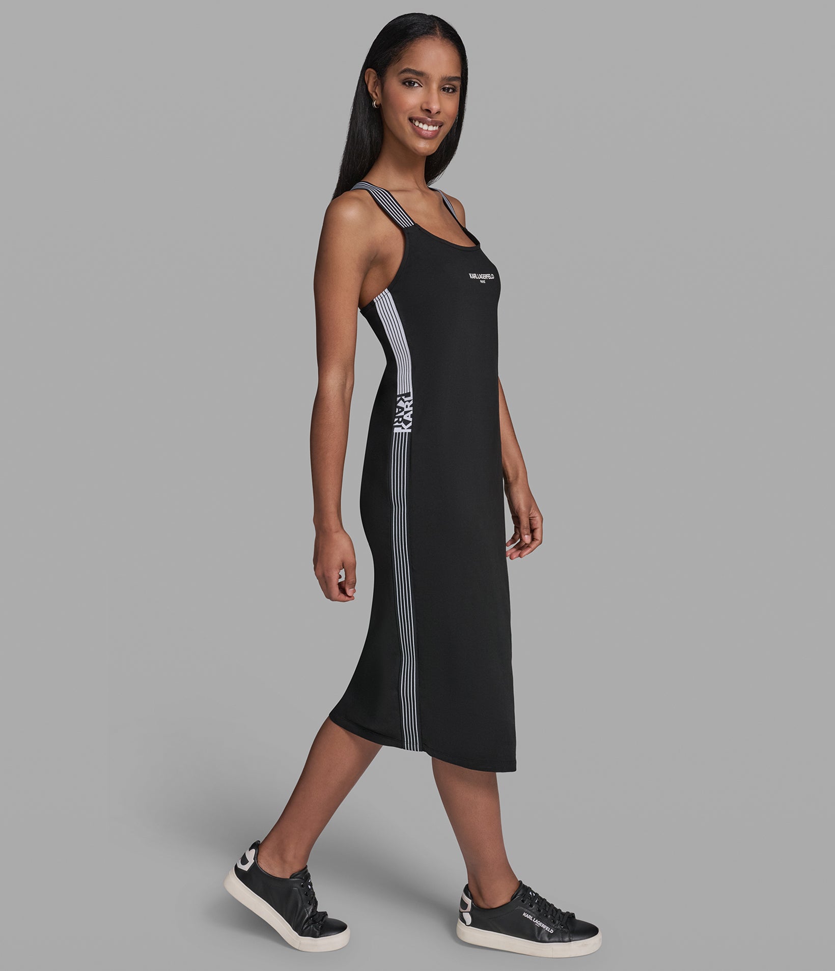 LOGO TAPE TANK DRESS VIEW 3