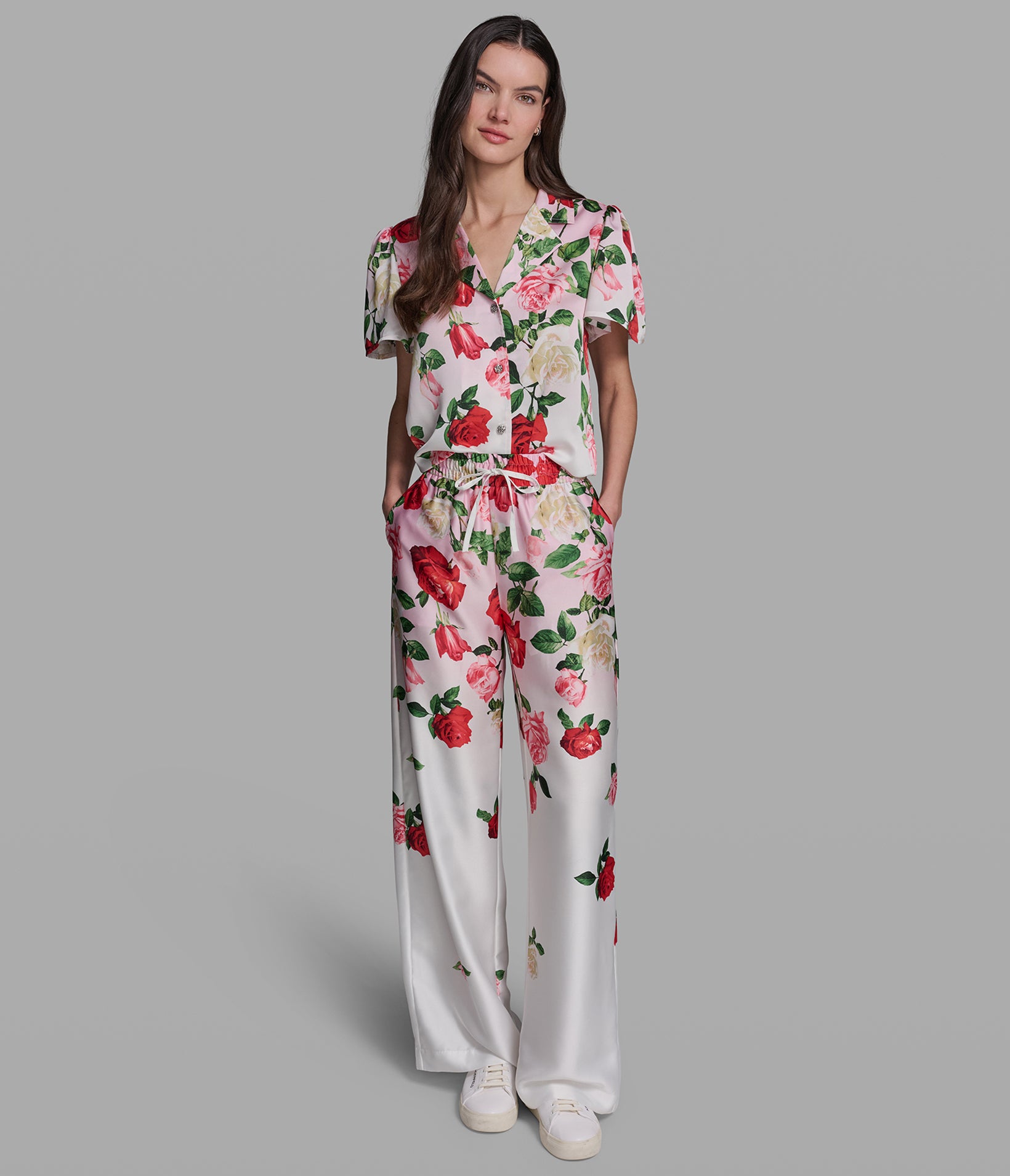 FLORAL PRINT SOFT PANT VIEW 4 | Women's Pants & Skirts