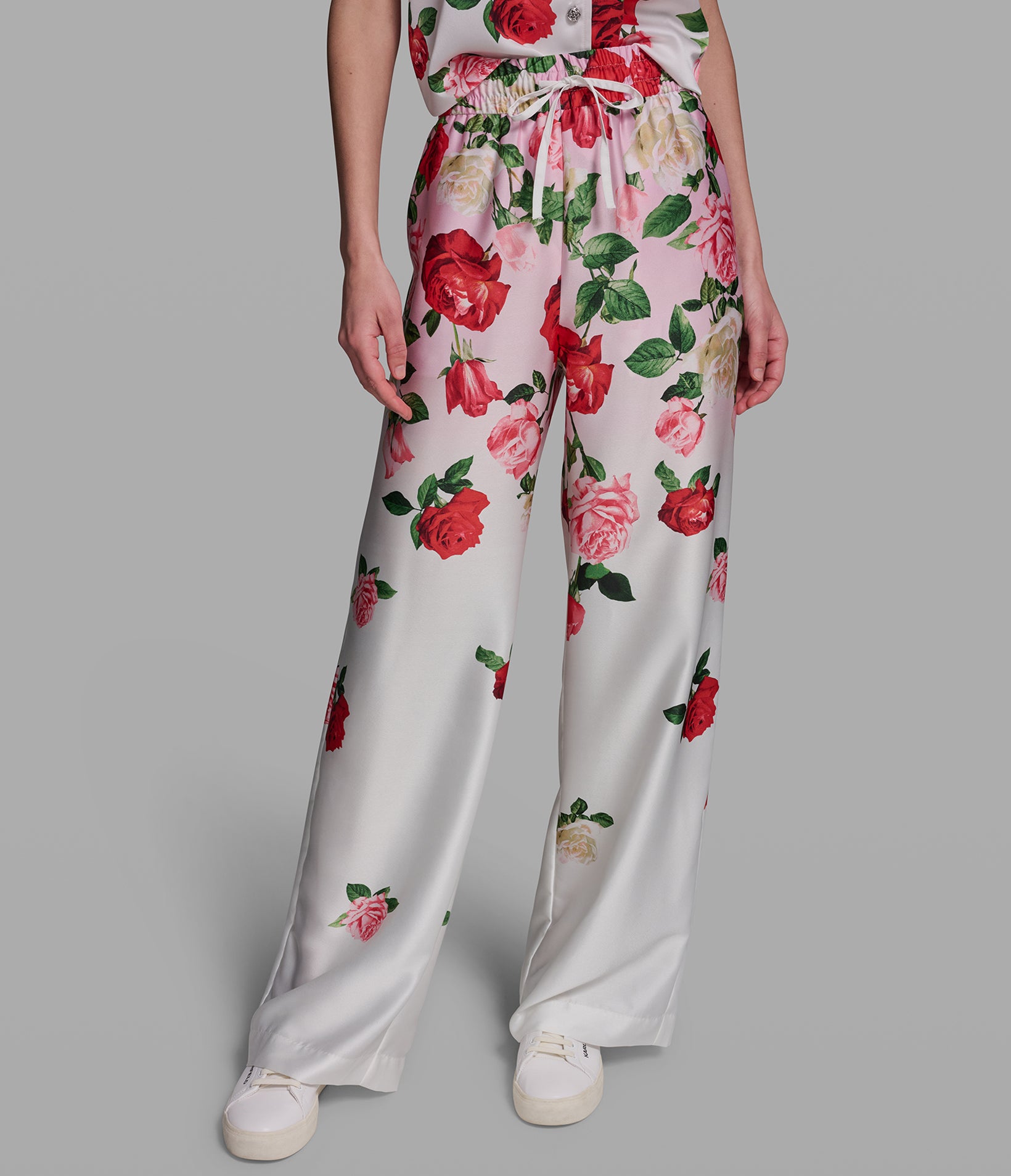 FLORAL PRINT SOFT PANT View 1 | Women's Clothing
