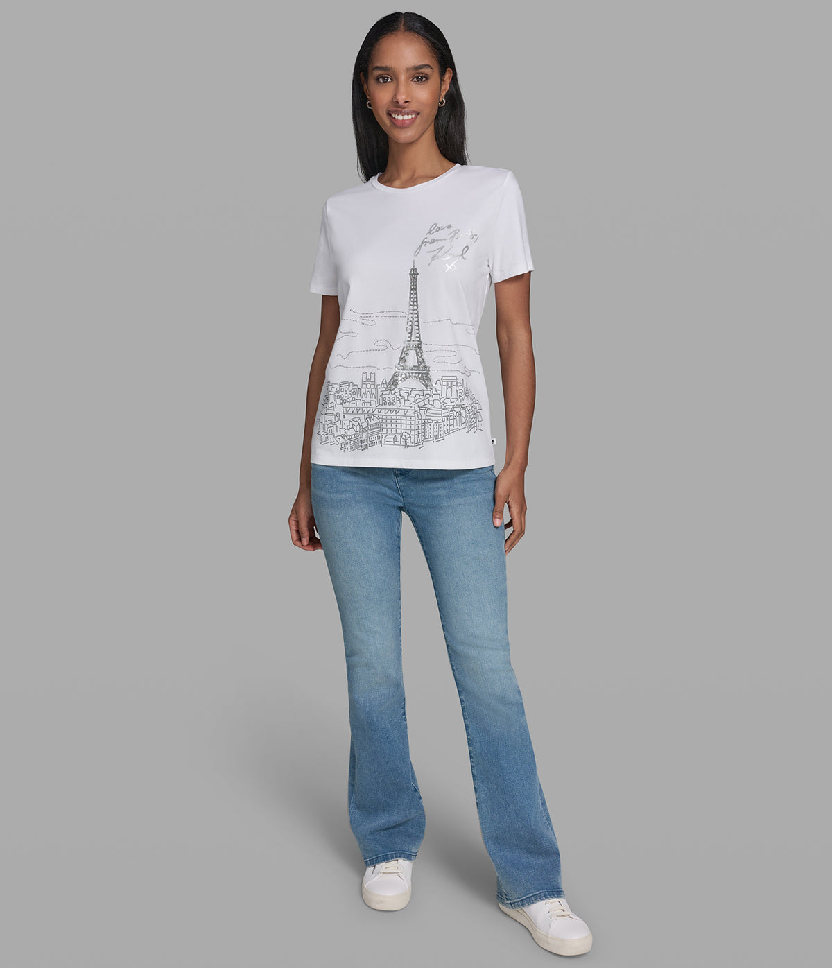 PARIS SEQUIN SIGNATURE TEE VIEW 4