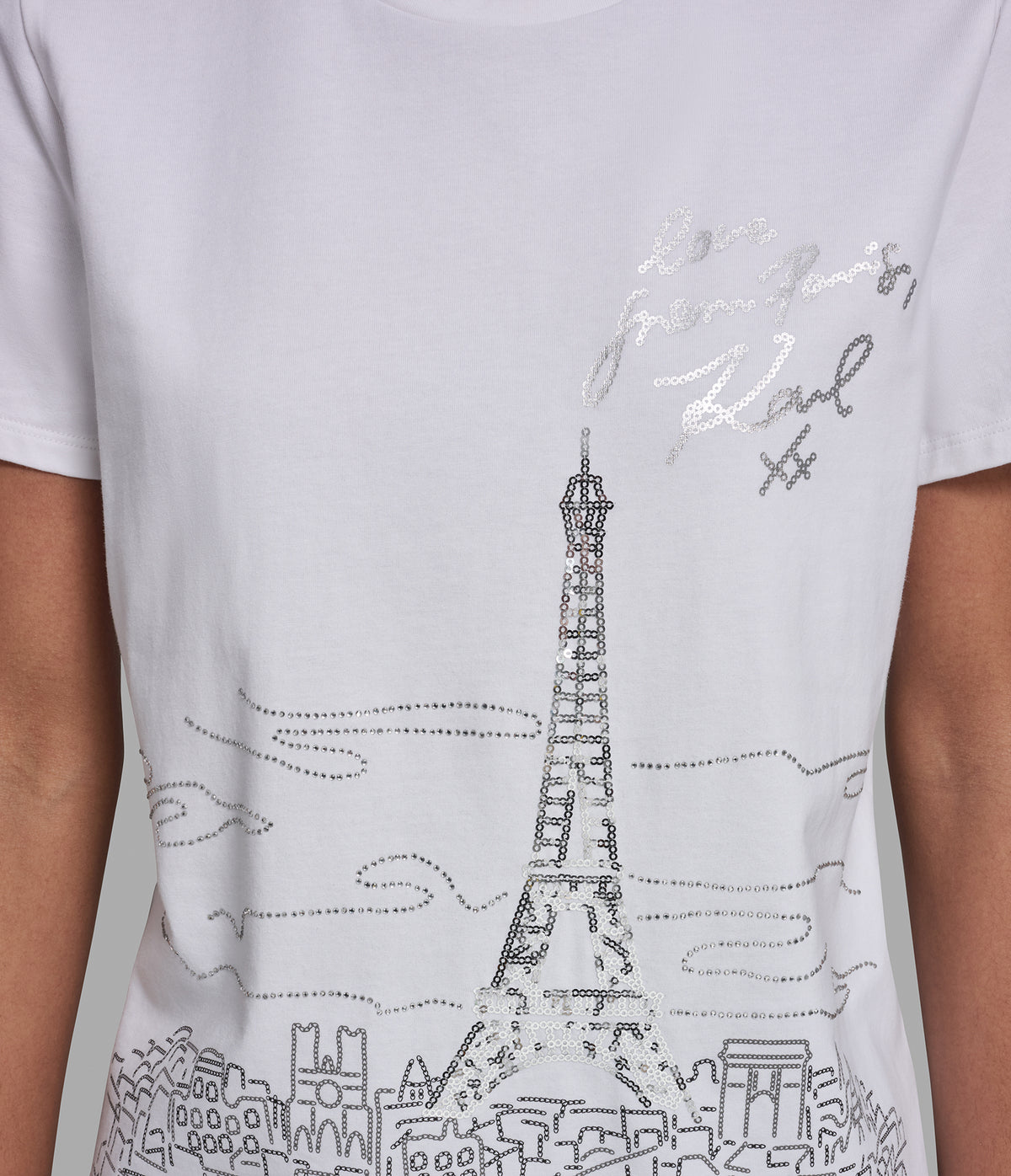 PARIS SEQUIN SIGNATURE TEE VIEW 6