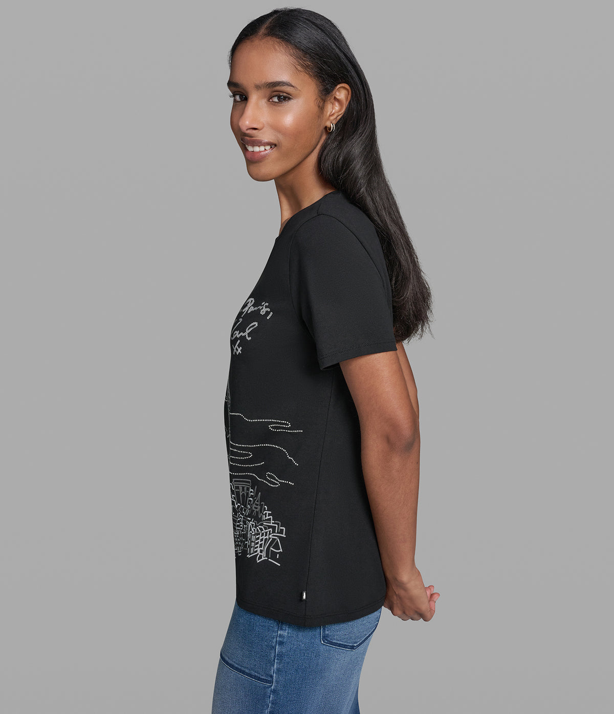 PARIS SEQUIN SIGNATURE TEE VIEW 3