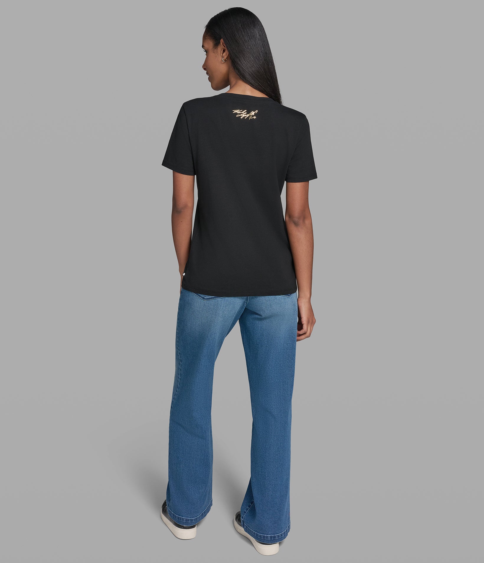 DENIM KARL HEAD TEE VIEW 5 | Holiday Sale