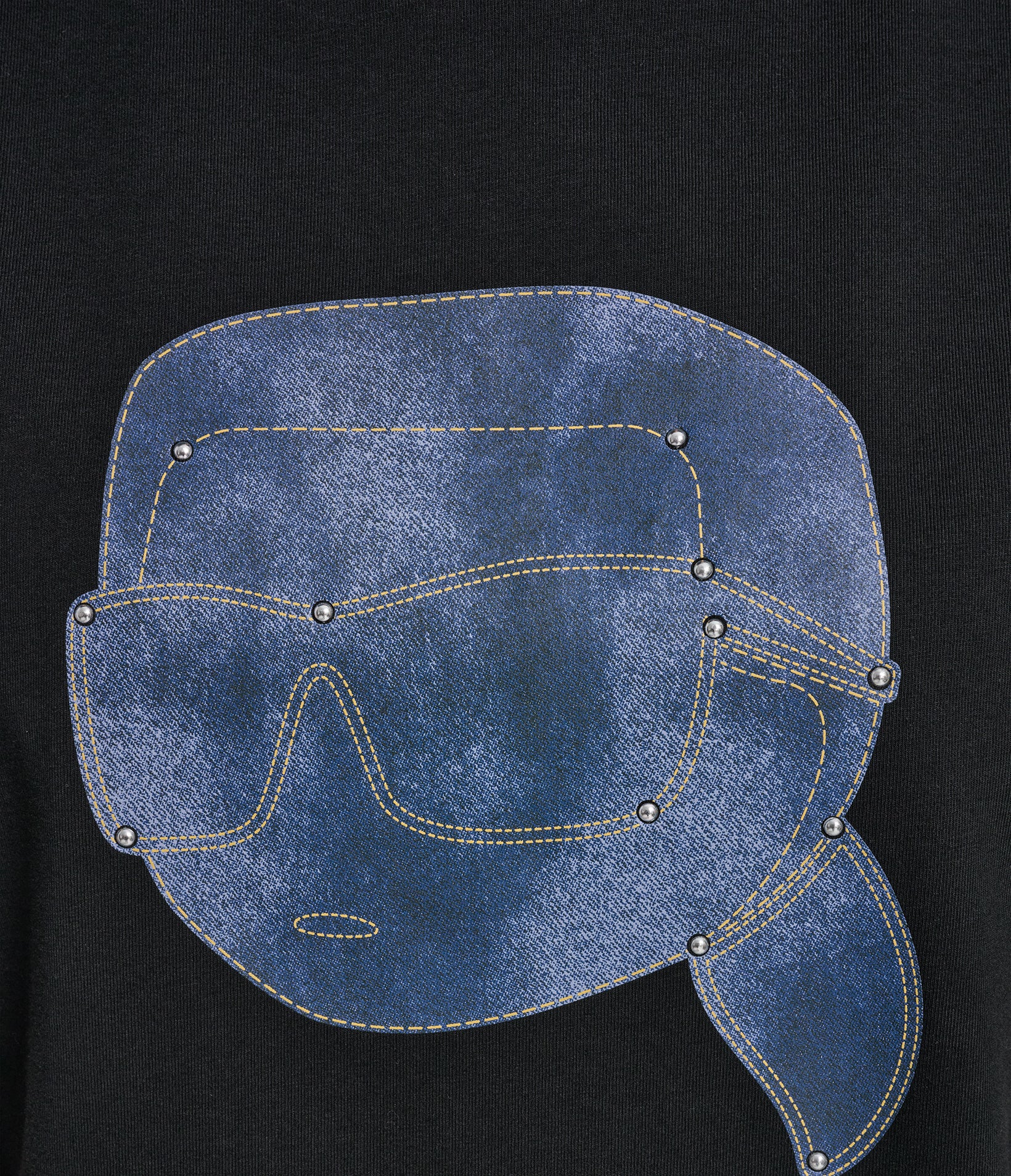 DENIM KARL HEAD TEE VIEW 6 | Holiday Sale