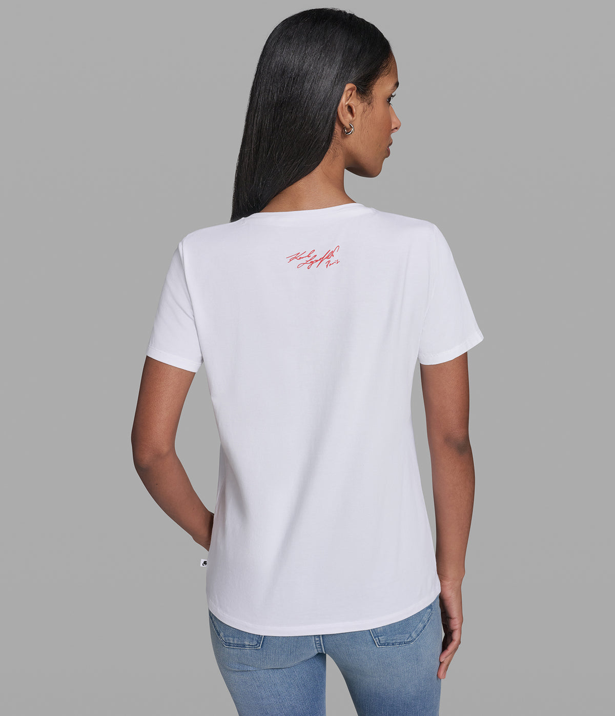 KARL AND CHOUPETTE HEART TEE VIEW 2