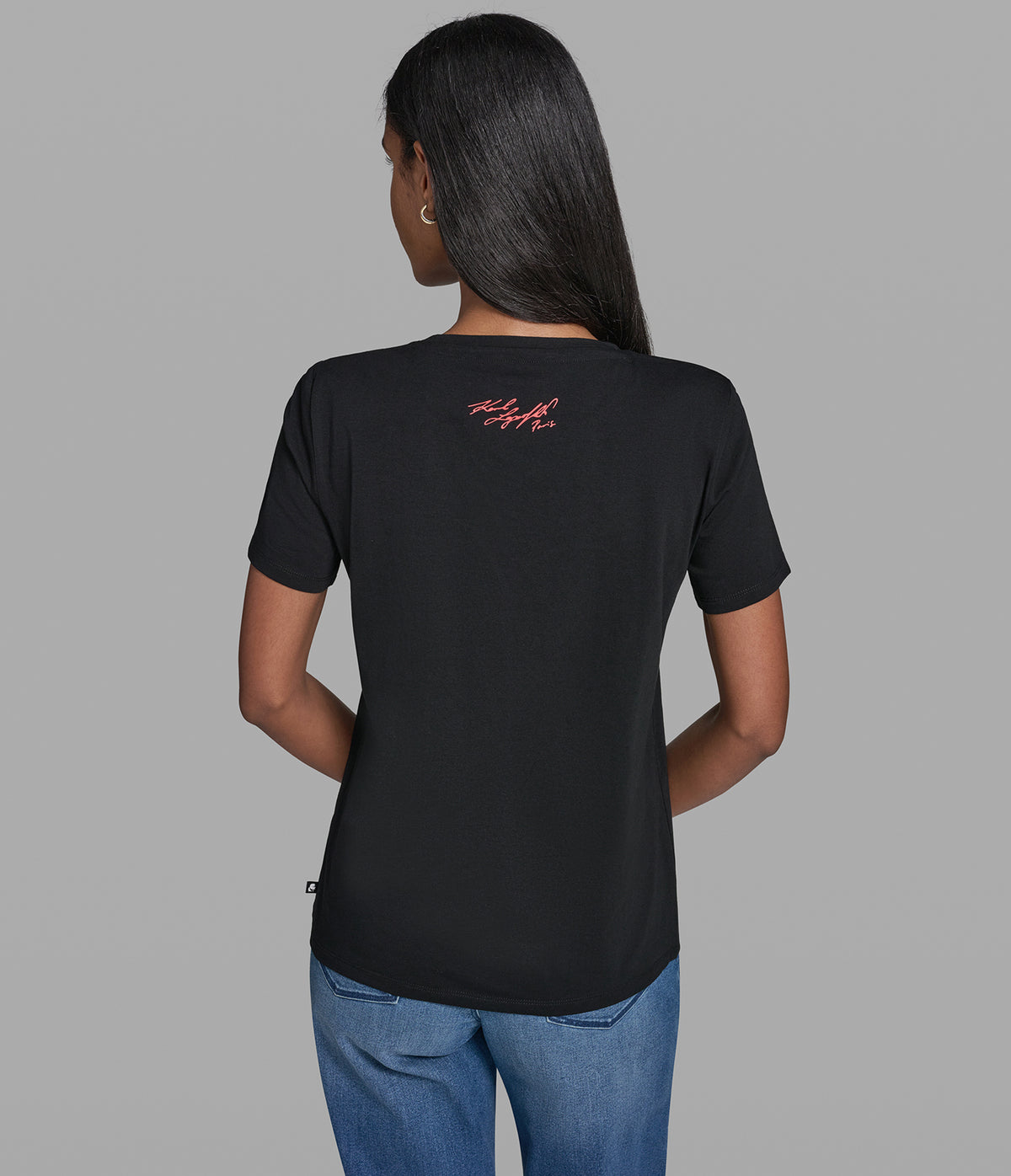KARL AND CHOUPETTE HEART TEE VIEW 2