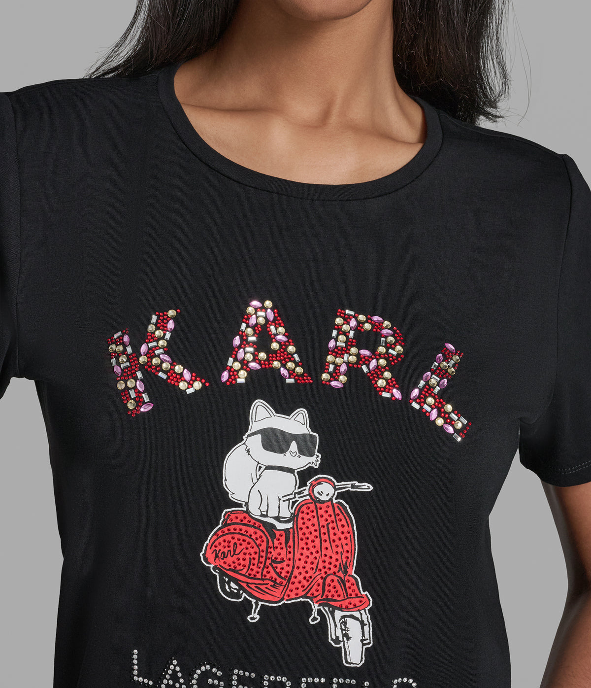 CHOUPETTE MOTO LOGO TEE VIEW 6