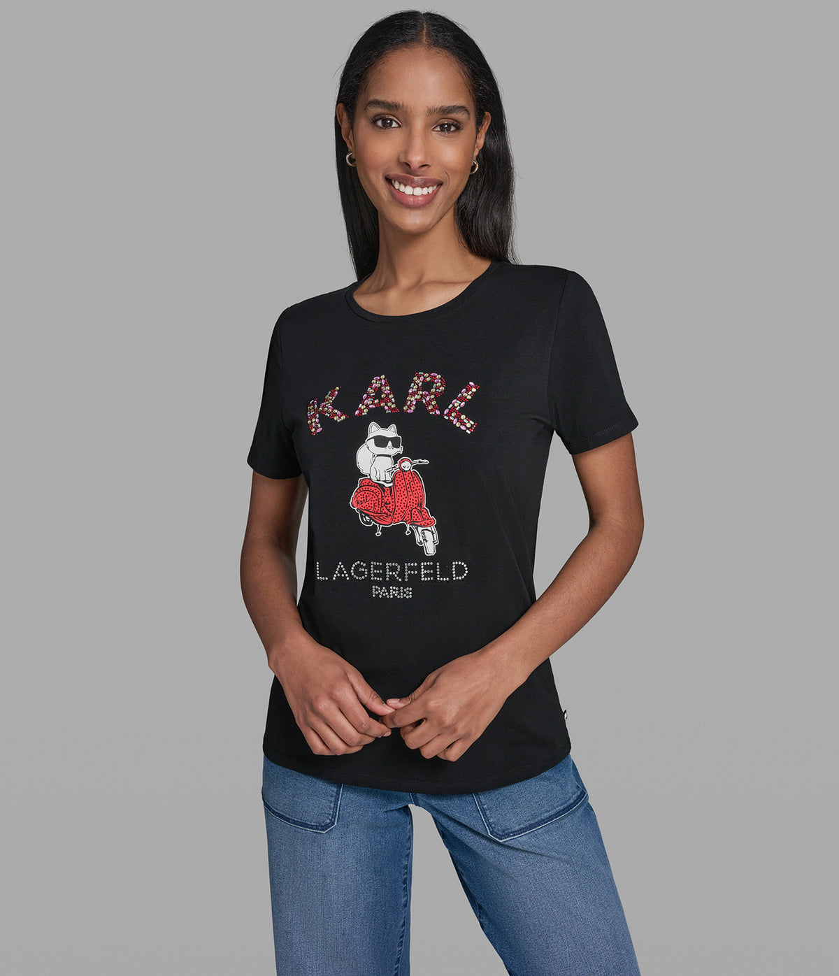 CHOUPETTE MOTO LOGO TEE VIEW 1