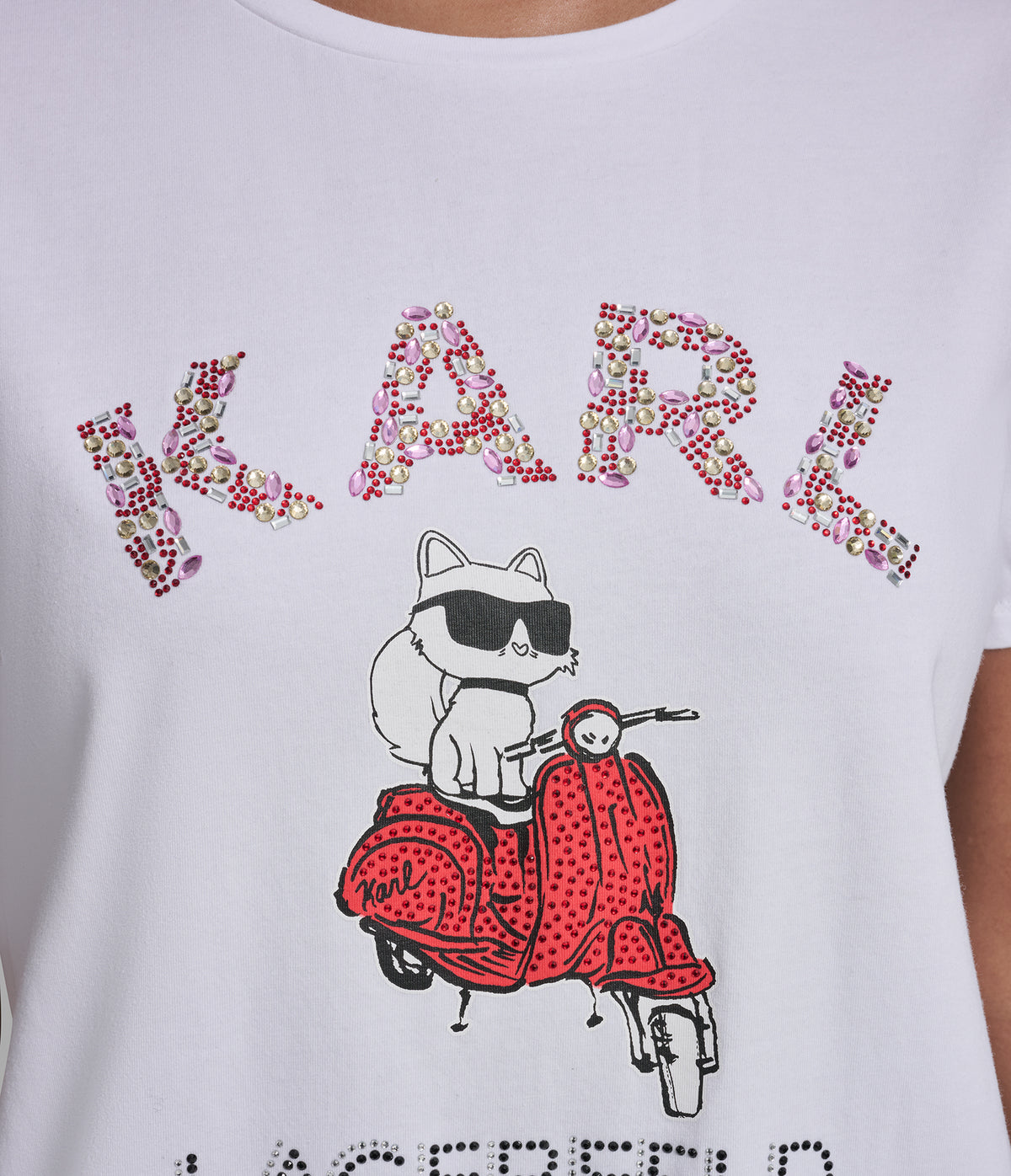 CHOUPETTE MOTO LOGO TEE VIEW 6