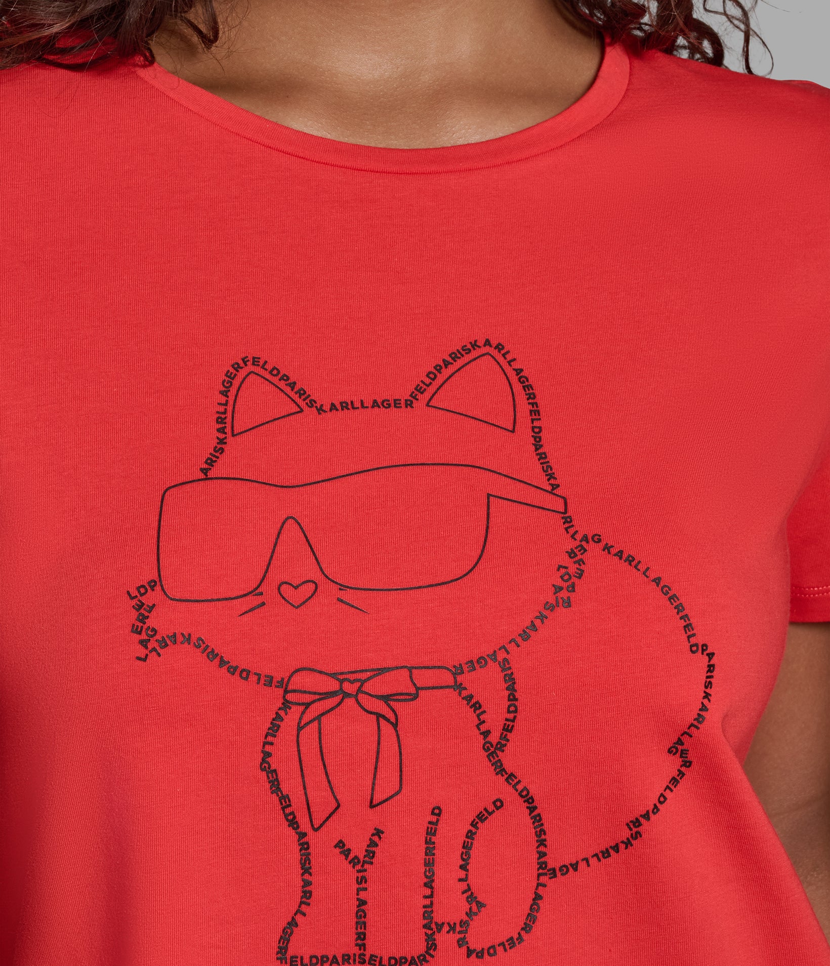 CHOUPETTE LETTER OUTLINE TEE VIEW 6 | New Women's Clothing
