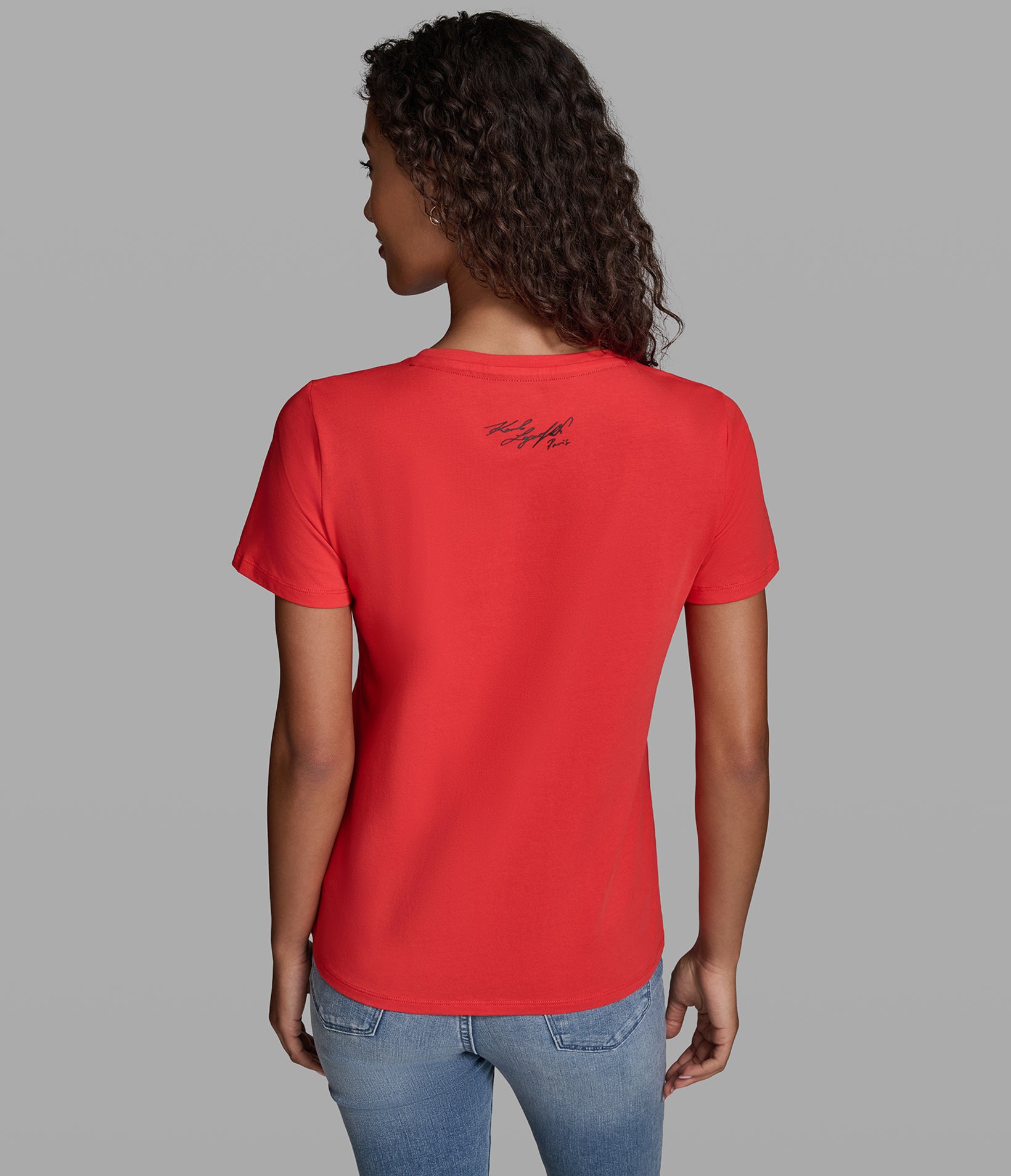 CHOUPETTE LETTER OUTLINE TEE View 2 | Women's Tees & Tanks