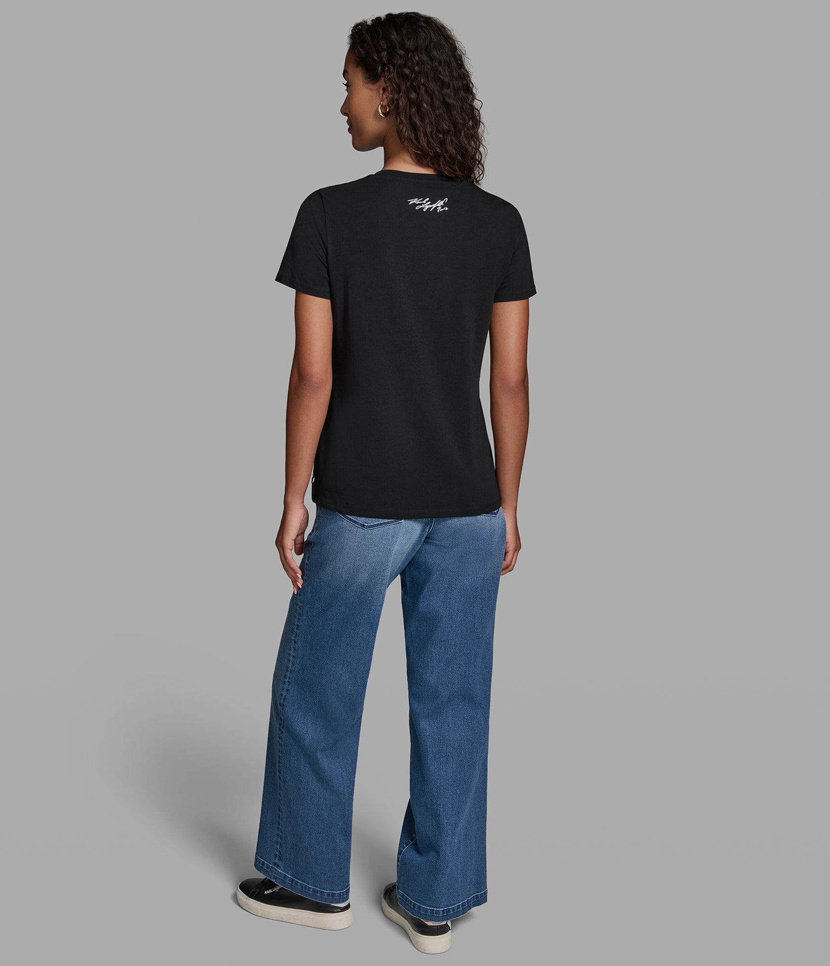 KARL CHOUPETTE CHECK TEE VIEW 5 | New Women's Clothing