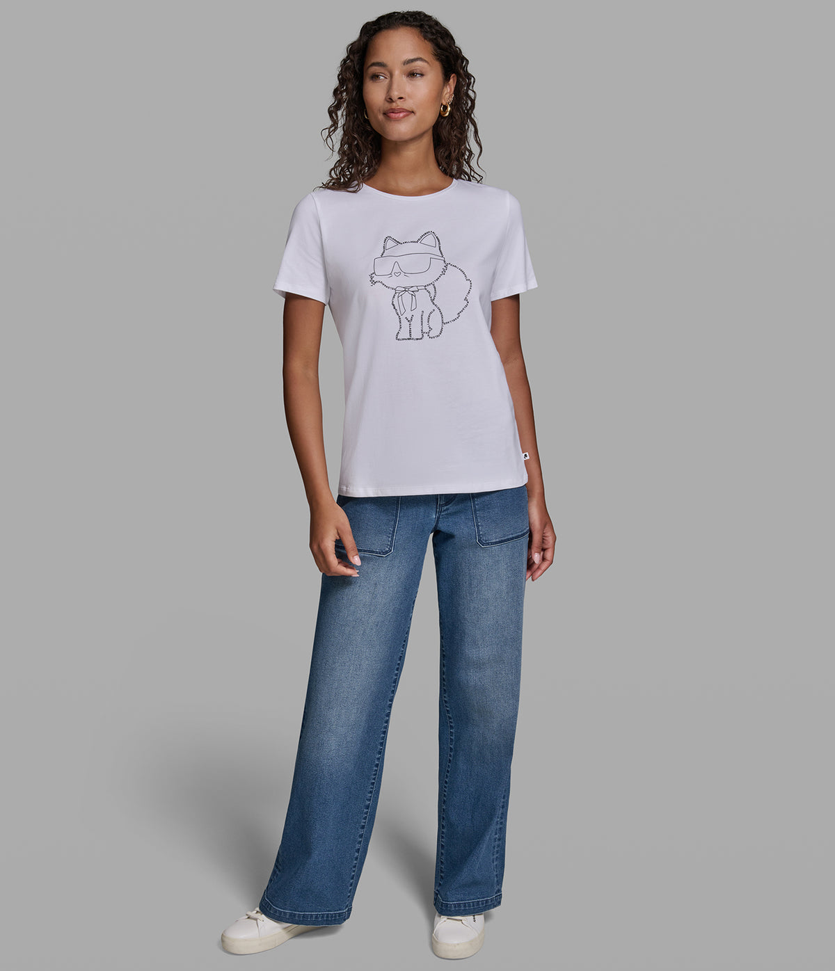 CHOUPETTE LOGO OUTLINE TEE VIEW 4