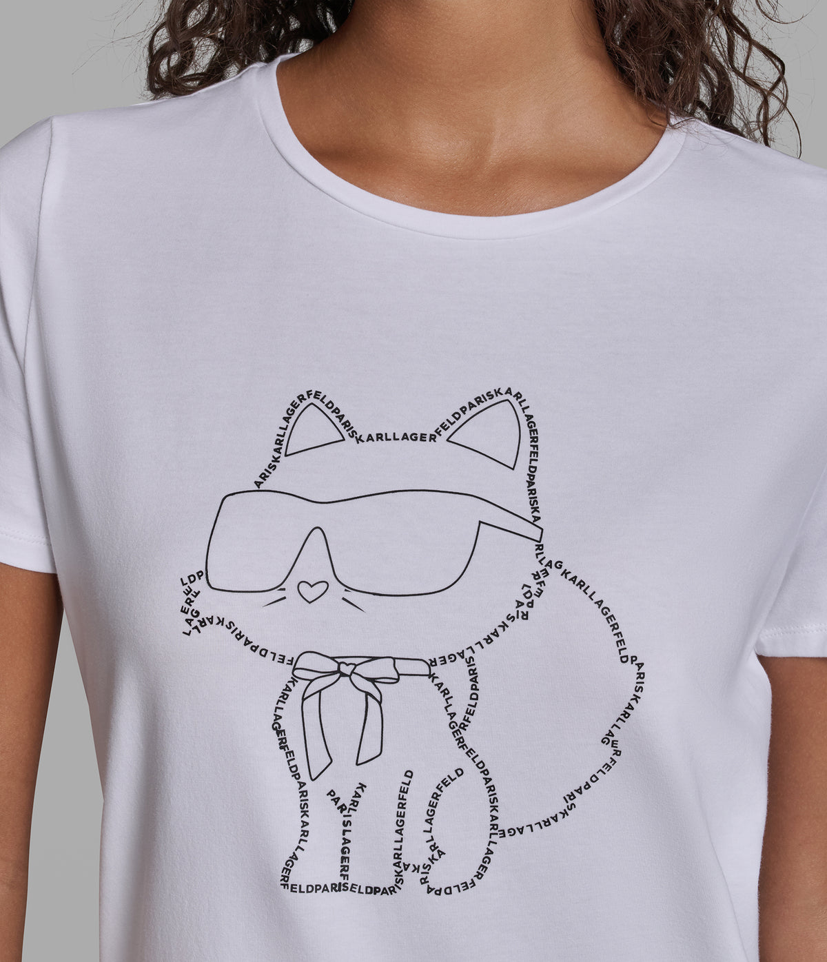 CHOUPETTE LOGO OUTLINE TEE VIEW 6