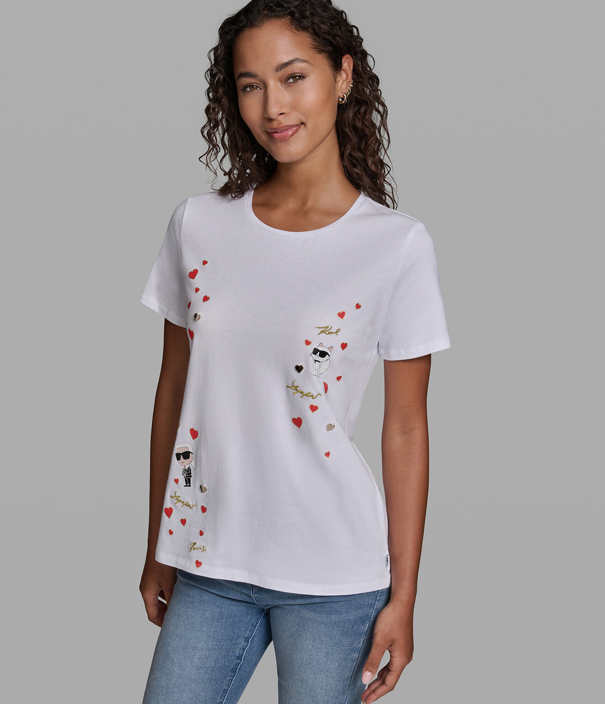 KARL ET CHOUPETTE PIN TEE VIEW 1