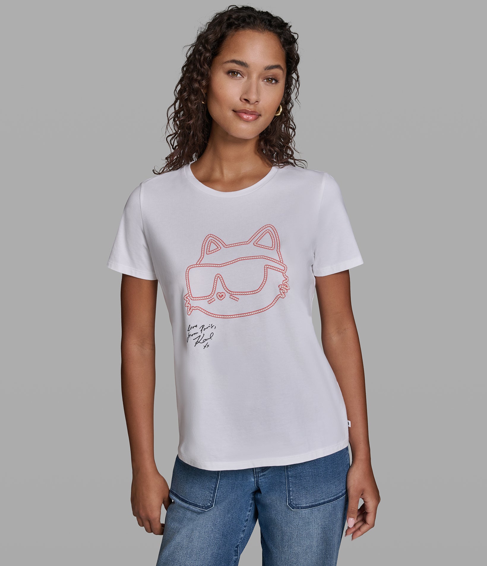 CHOUPETTE LINK GRAPHIC TEE VIEW 1