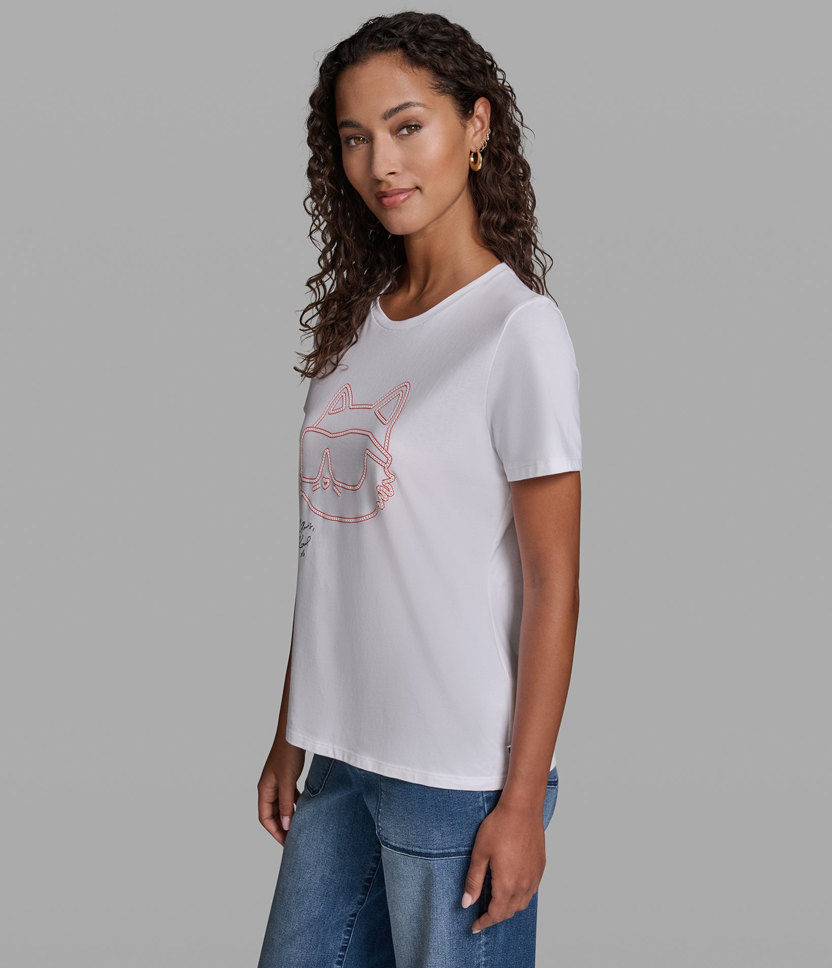 CHOUPETTE LINK GRAPHIC TEE VIEW 3