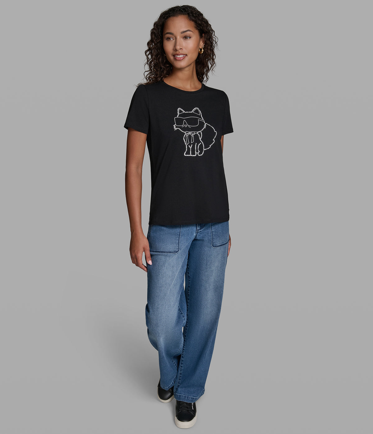 CHOUPETTE LOGO OUTLINE TEE VIEW 4
