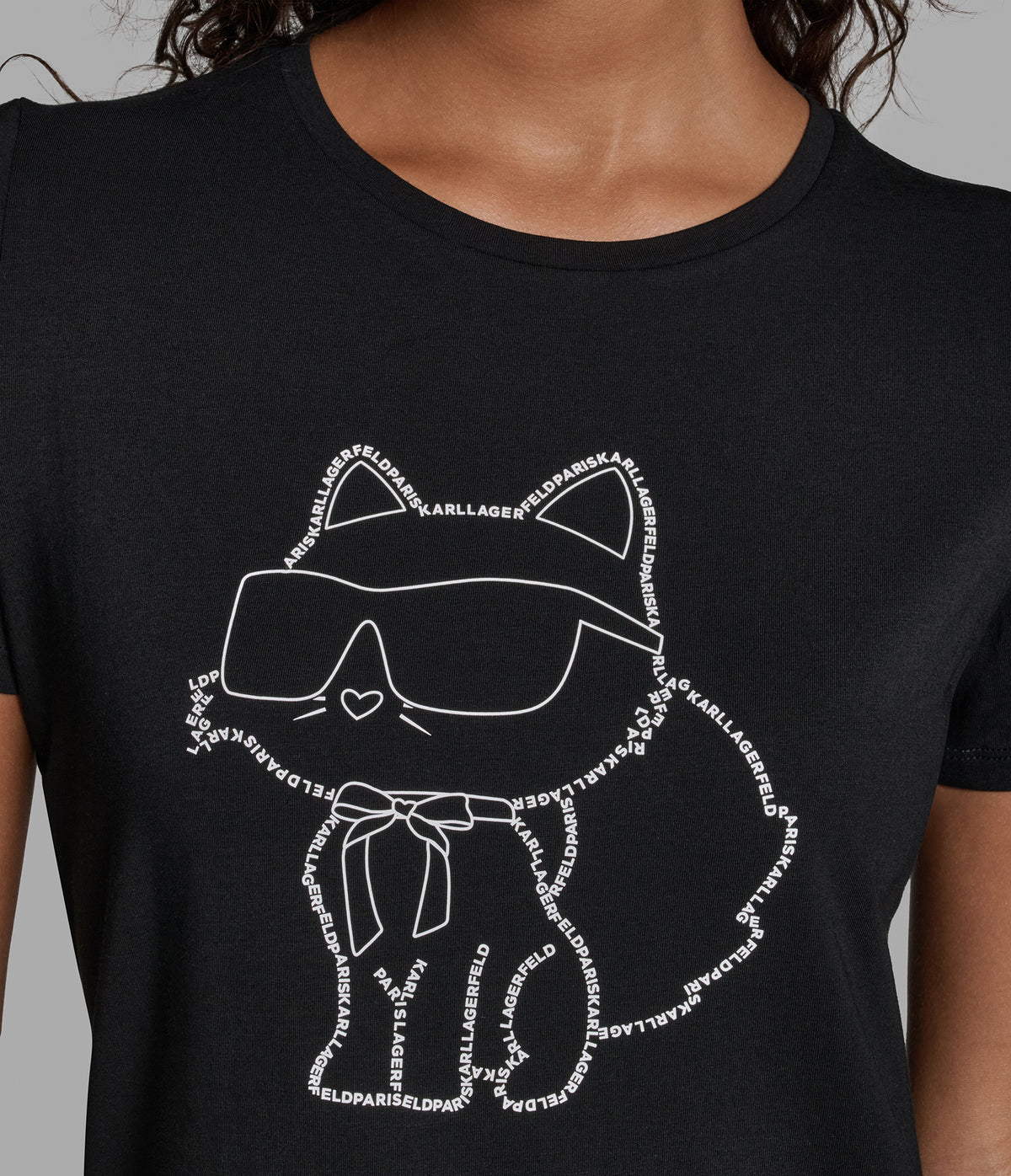 CHOUPETTE LOGO OUTLINE TEE VIEW 7