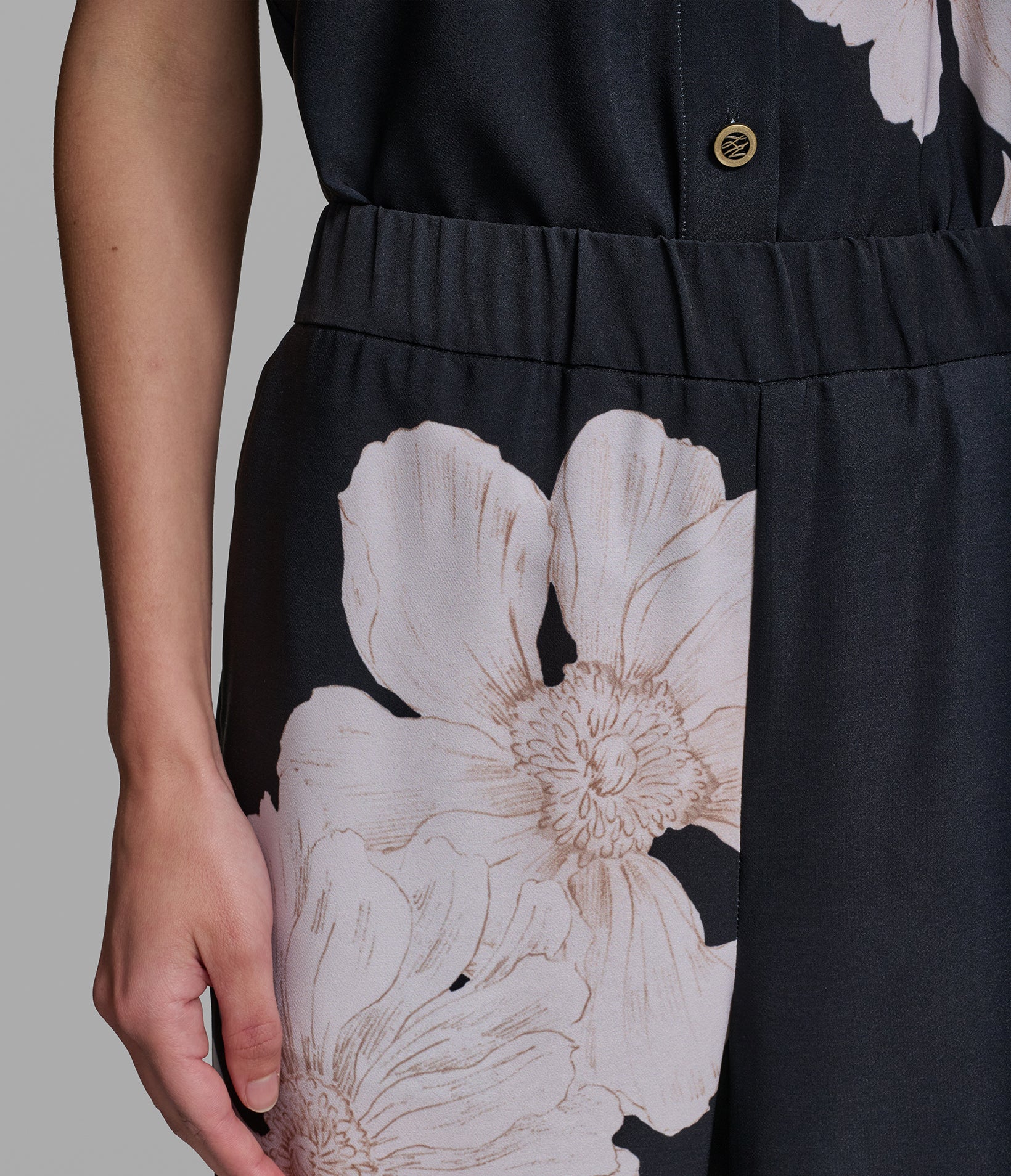 FLORAL PRINT WIDE LEG PANT VIEW 6