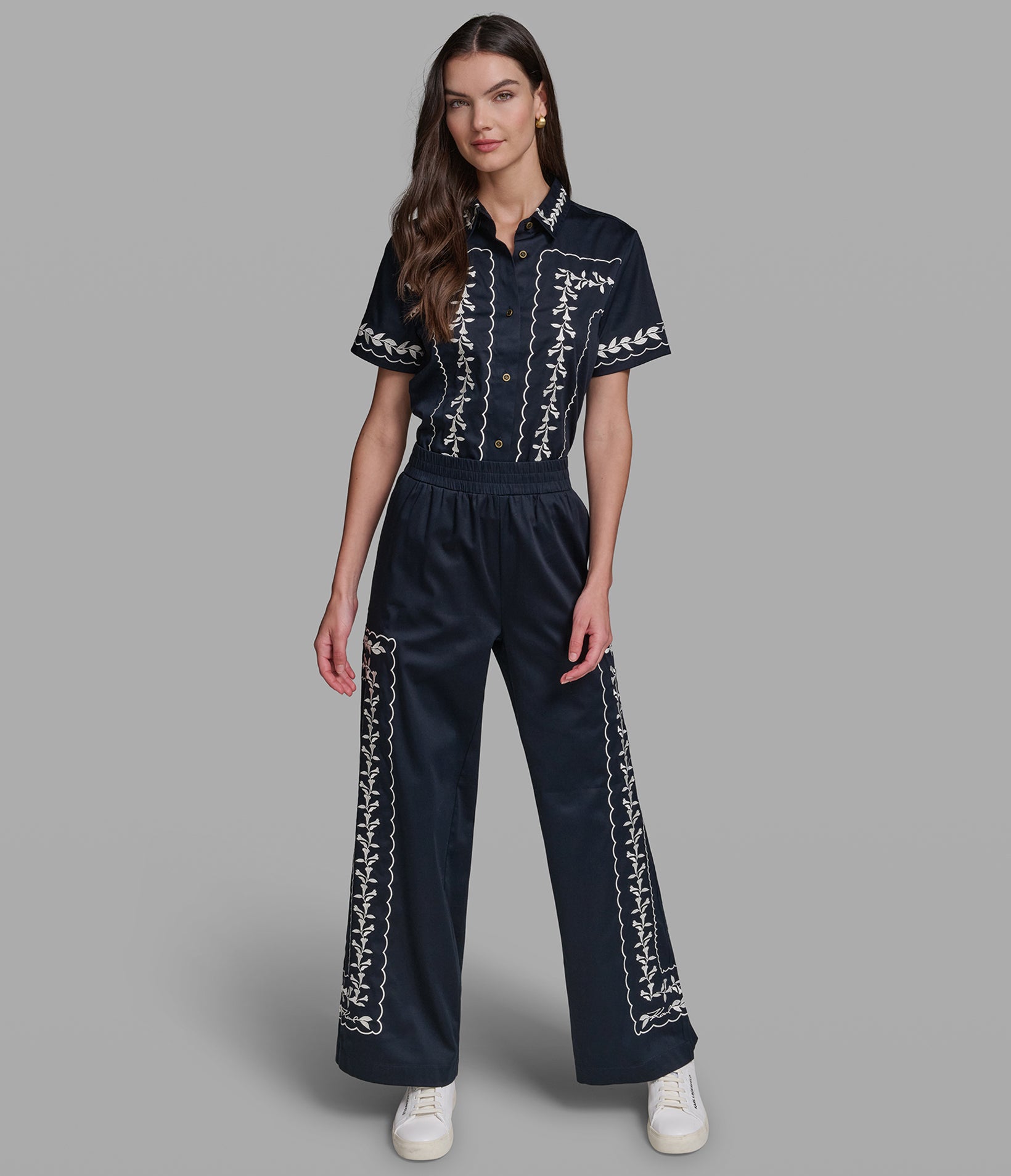 FLORALWIDE LEG PANT VIEW 4 | Women's Clothing