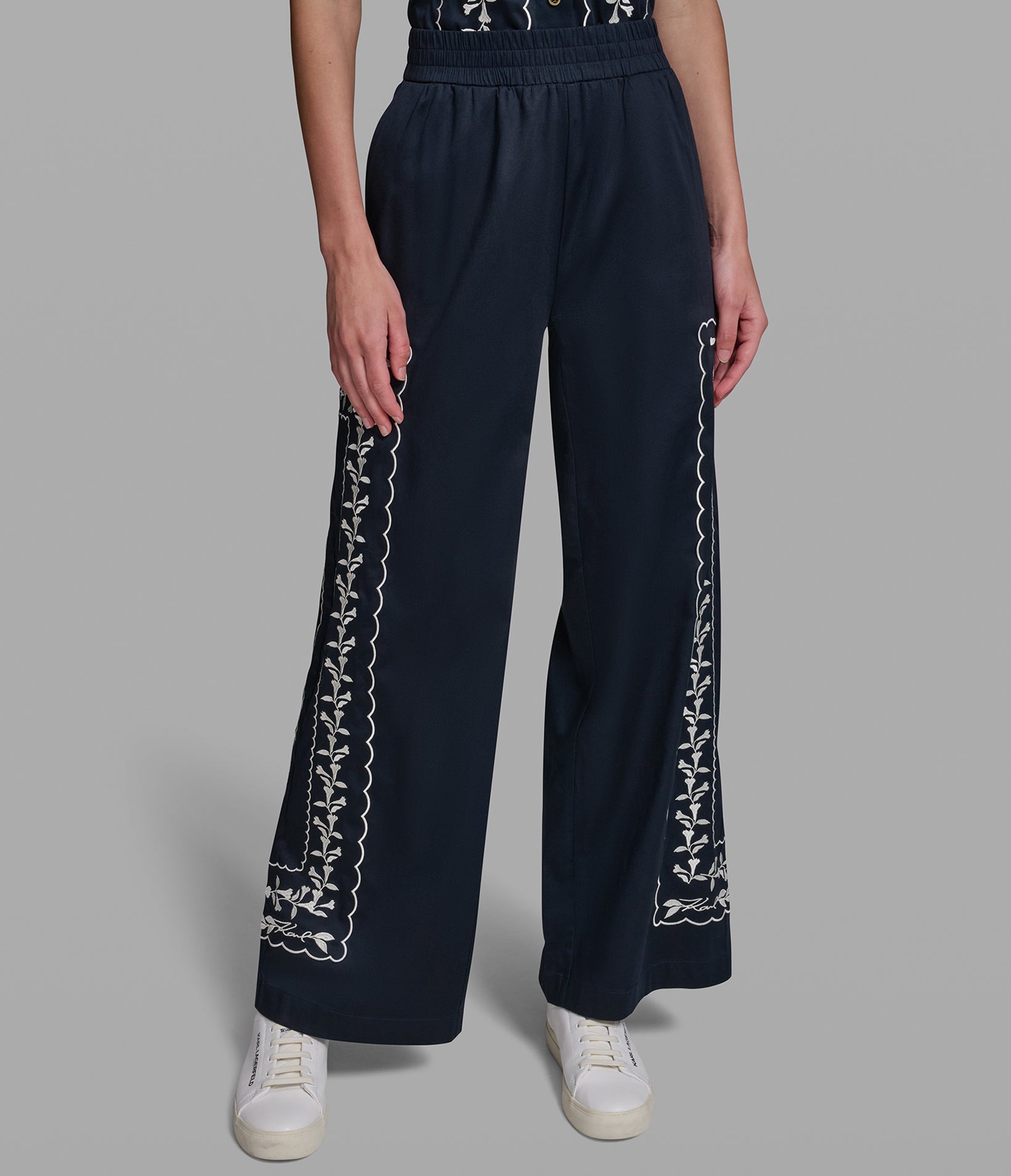 FLORALWIDE LEG PANT View 2 | Women's Clothing