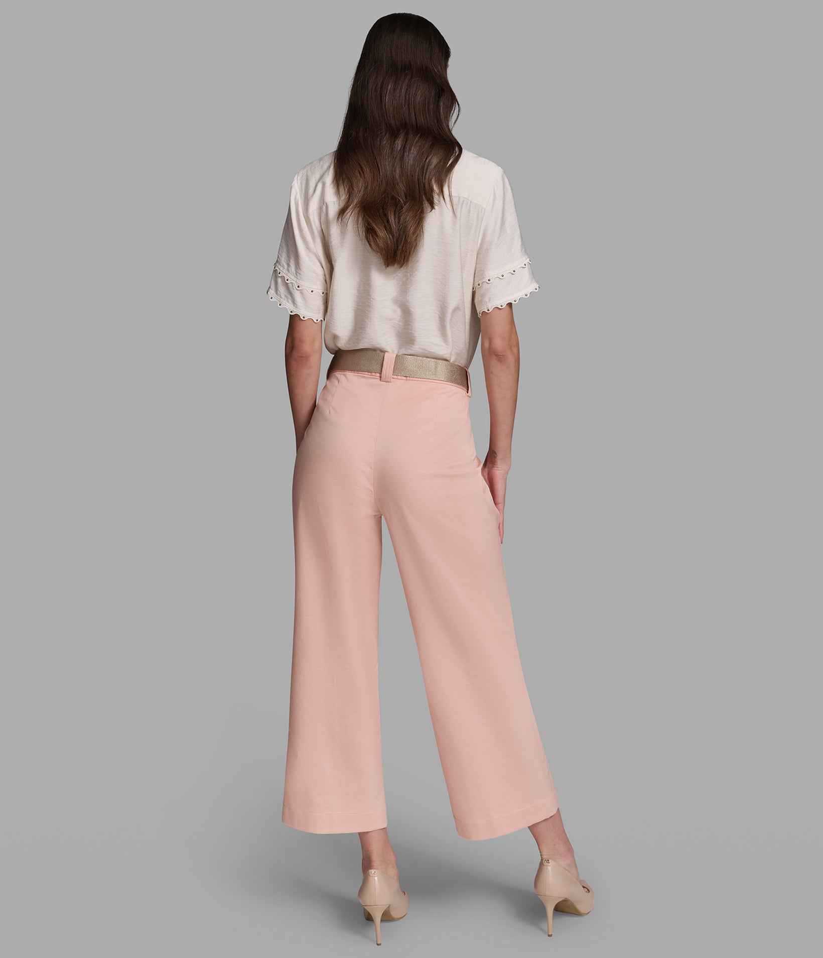 BELTED CROPPED WIDE-LEG PANT VIEW 5 | Women's Pants & Skirts