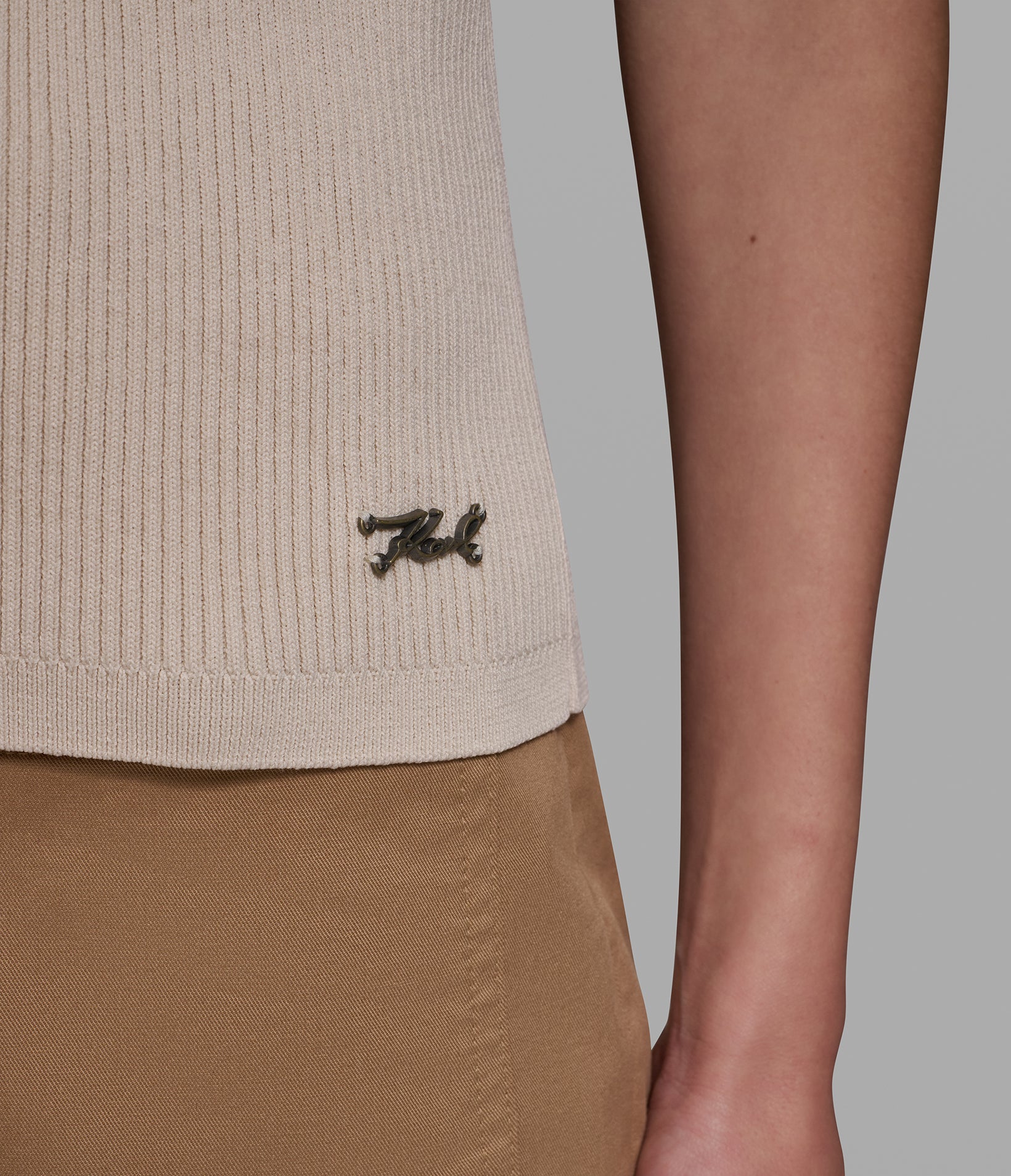 RIBBED CAP SLEEVE V-NECK SWEATER VIEW 6 | Women's Tops & Sweaters