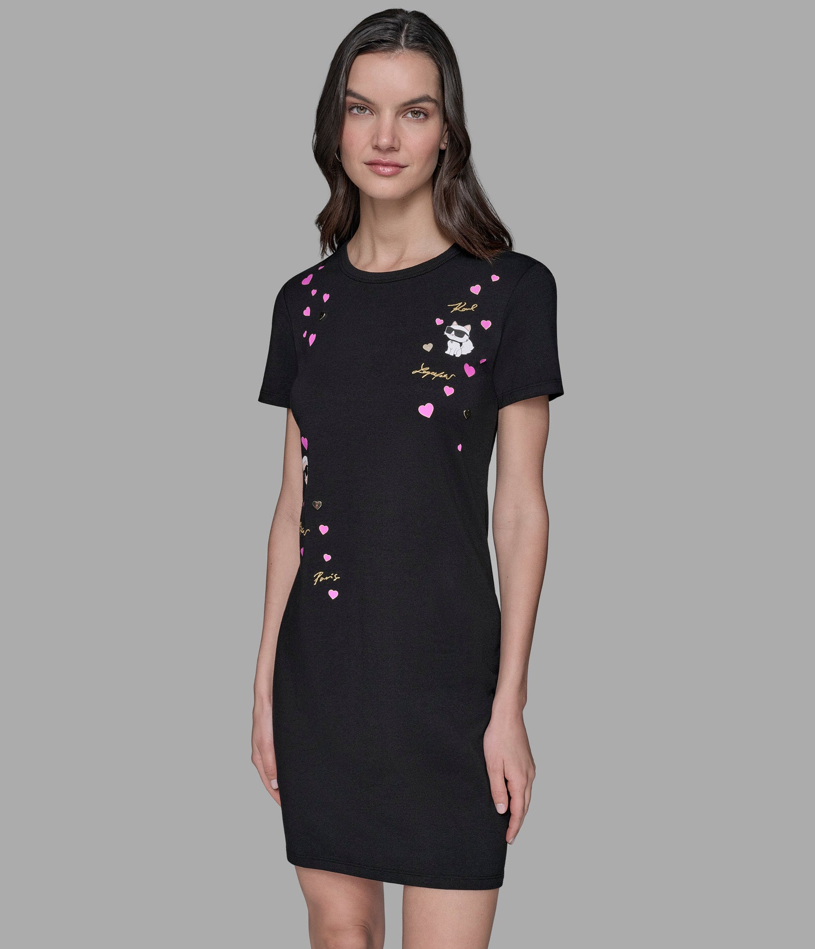 CATE PINS T-SHIRT DRESS VIEW 4