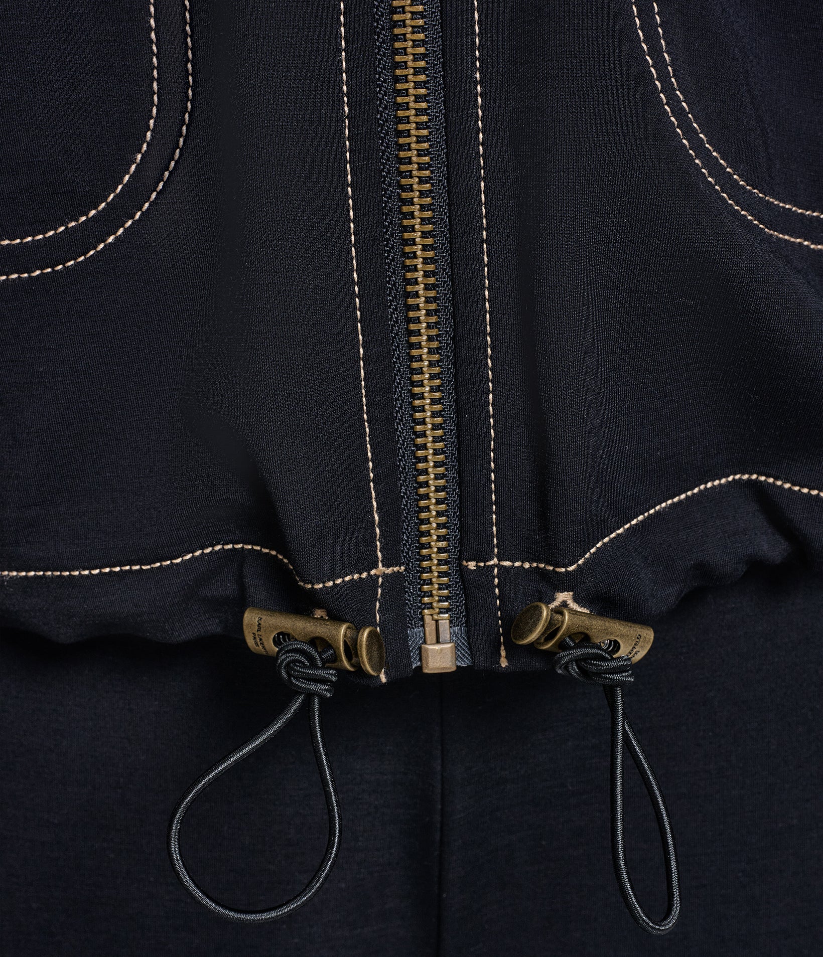 JERSEY TRACK JACKET WITH DRAWSTRING WAIST VIEW 7 | Holiday Sale