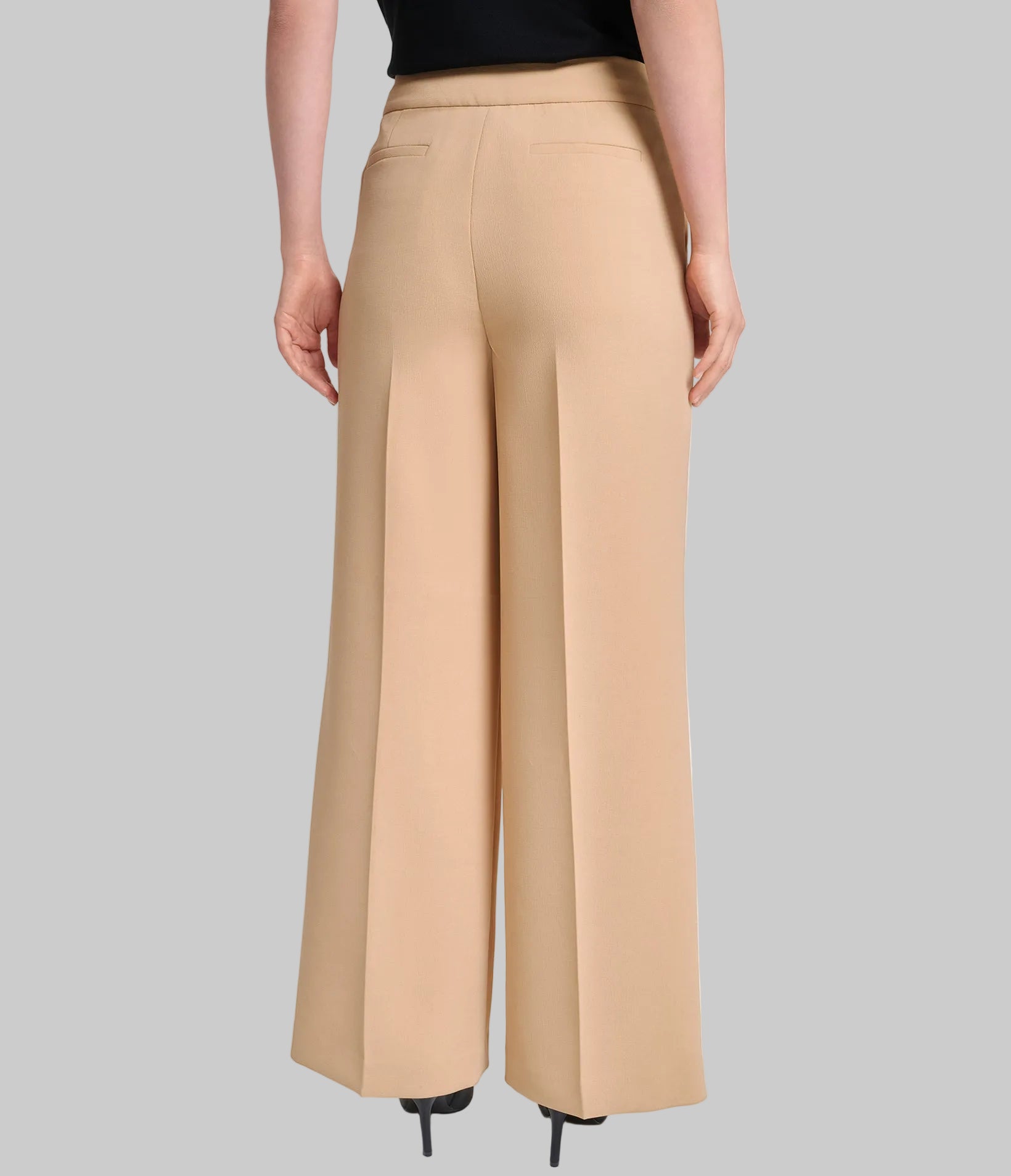 WIDE LEG PLEATED PANTS VIEW 2