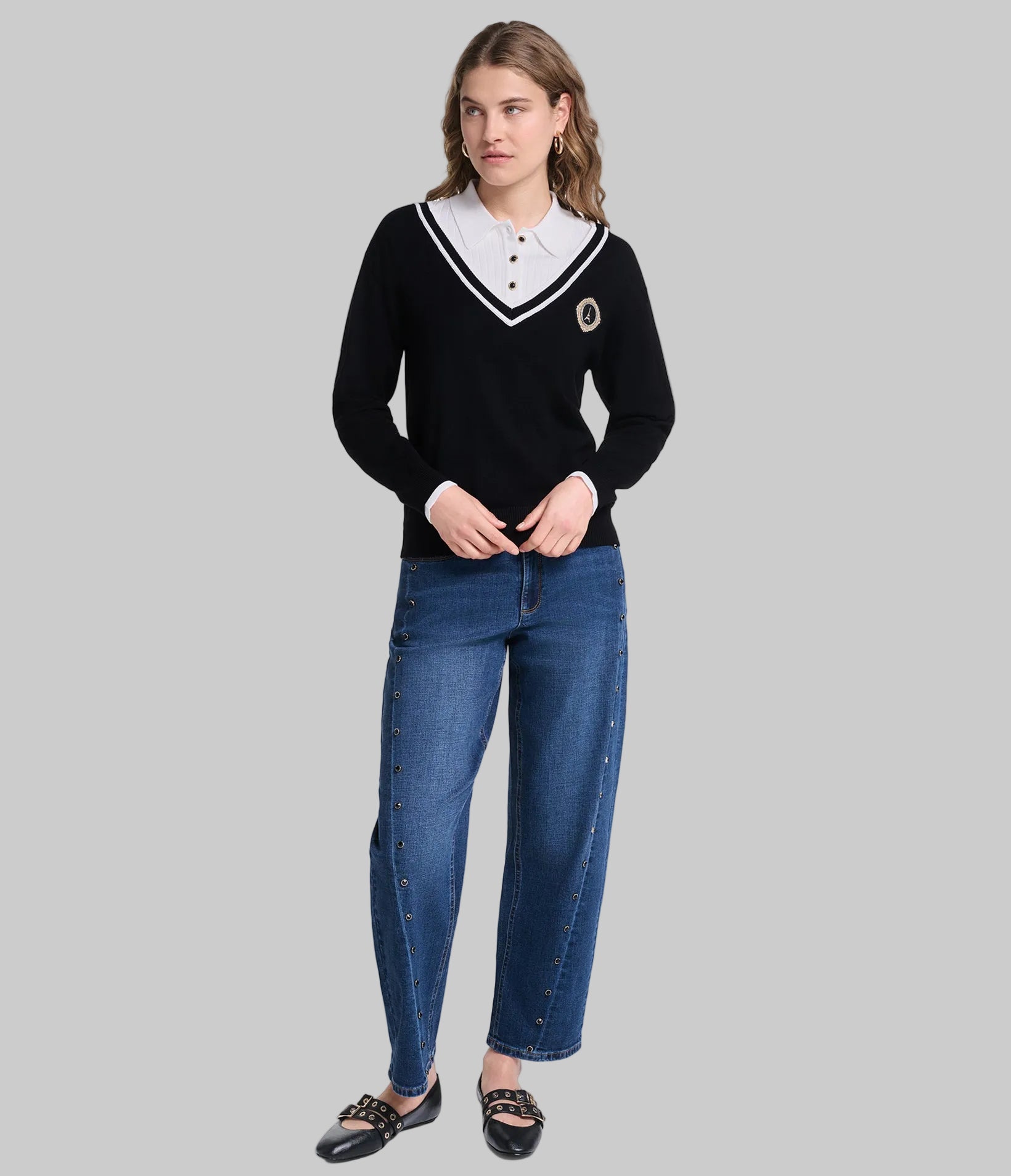 TWOFER VARSITY SWEATER VIEW 6