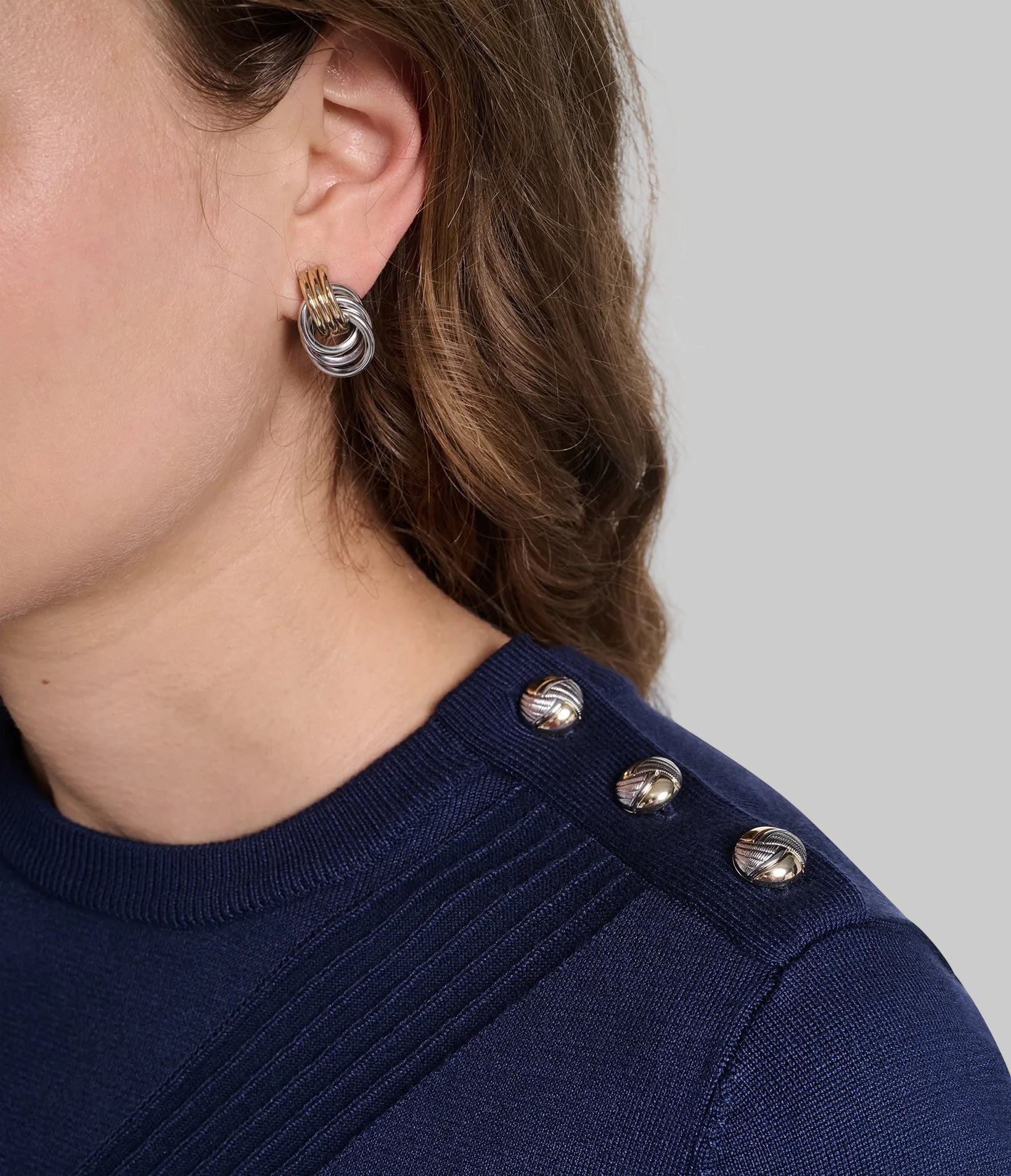 SHORT SLEEVE K SWEATERS WITH BUTTONS VIEW 7