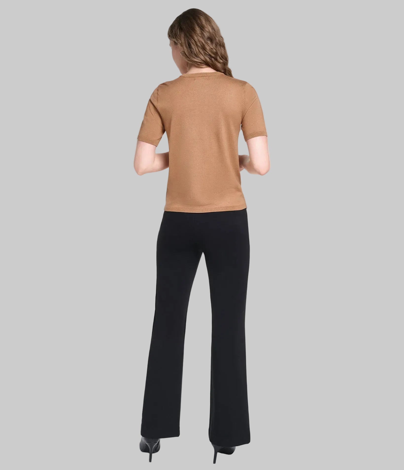 SHORT SLEEVE K SWEATER WITH BUTTONS VIEW 6 | Women's Tops & Sweaters