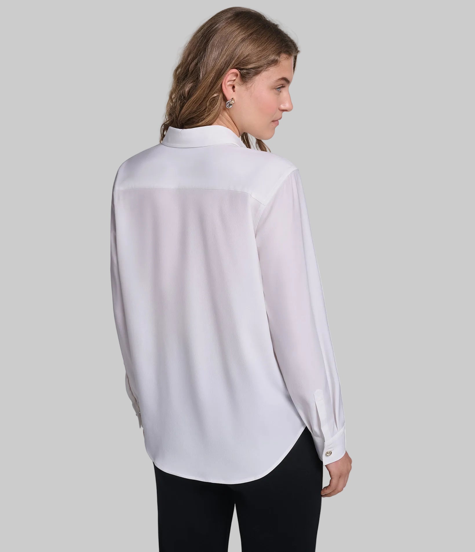 LONG SLEEVE ROCOCO KL FRAME SOFT BLOUSE View 2 | New Arrivals