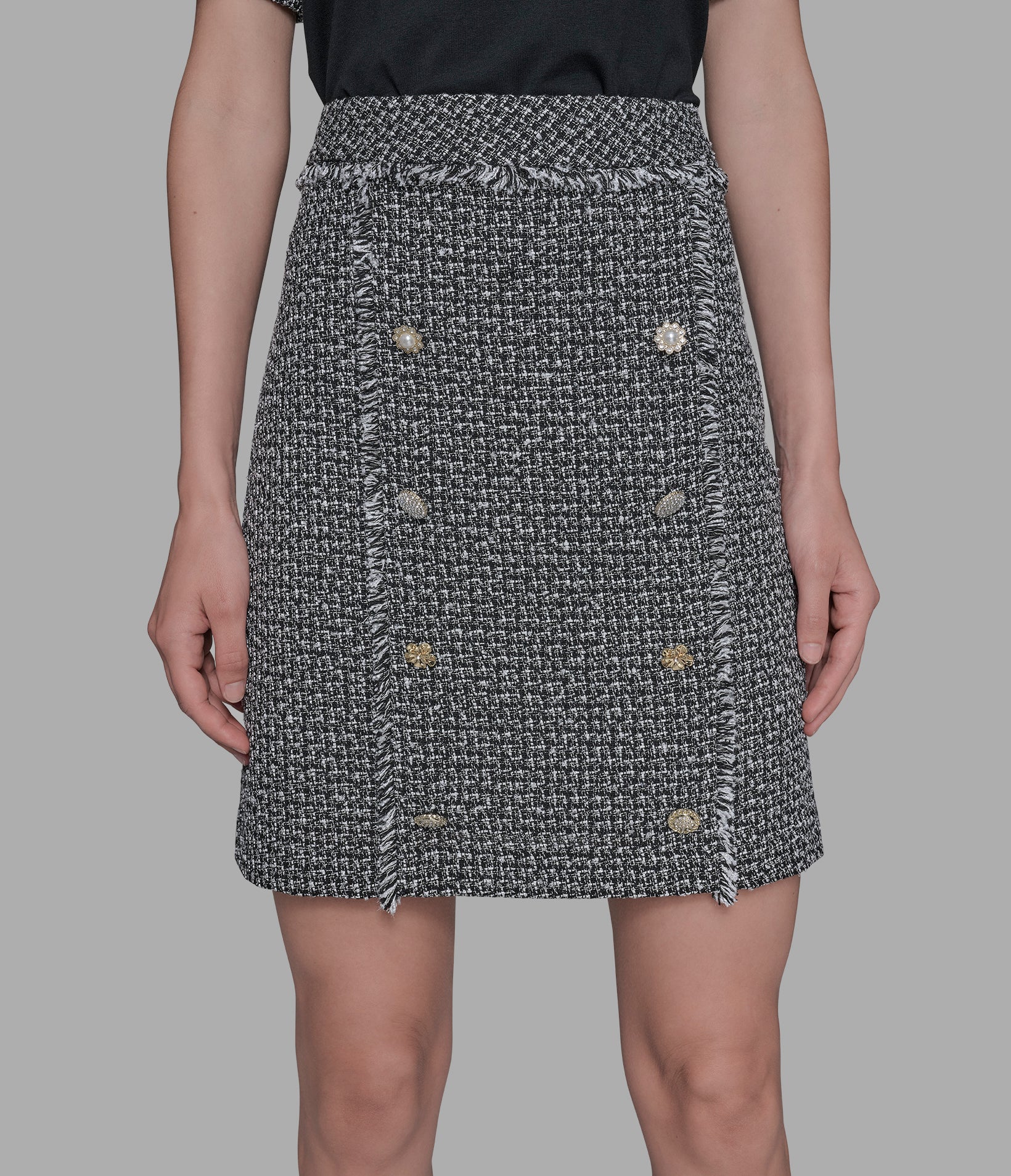 CO-ORD TWEED MINI SKIRT View 1 | Women's Skirts