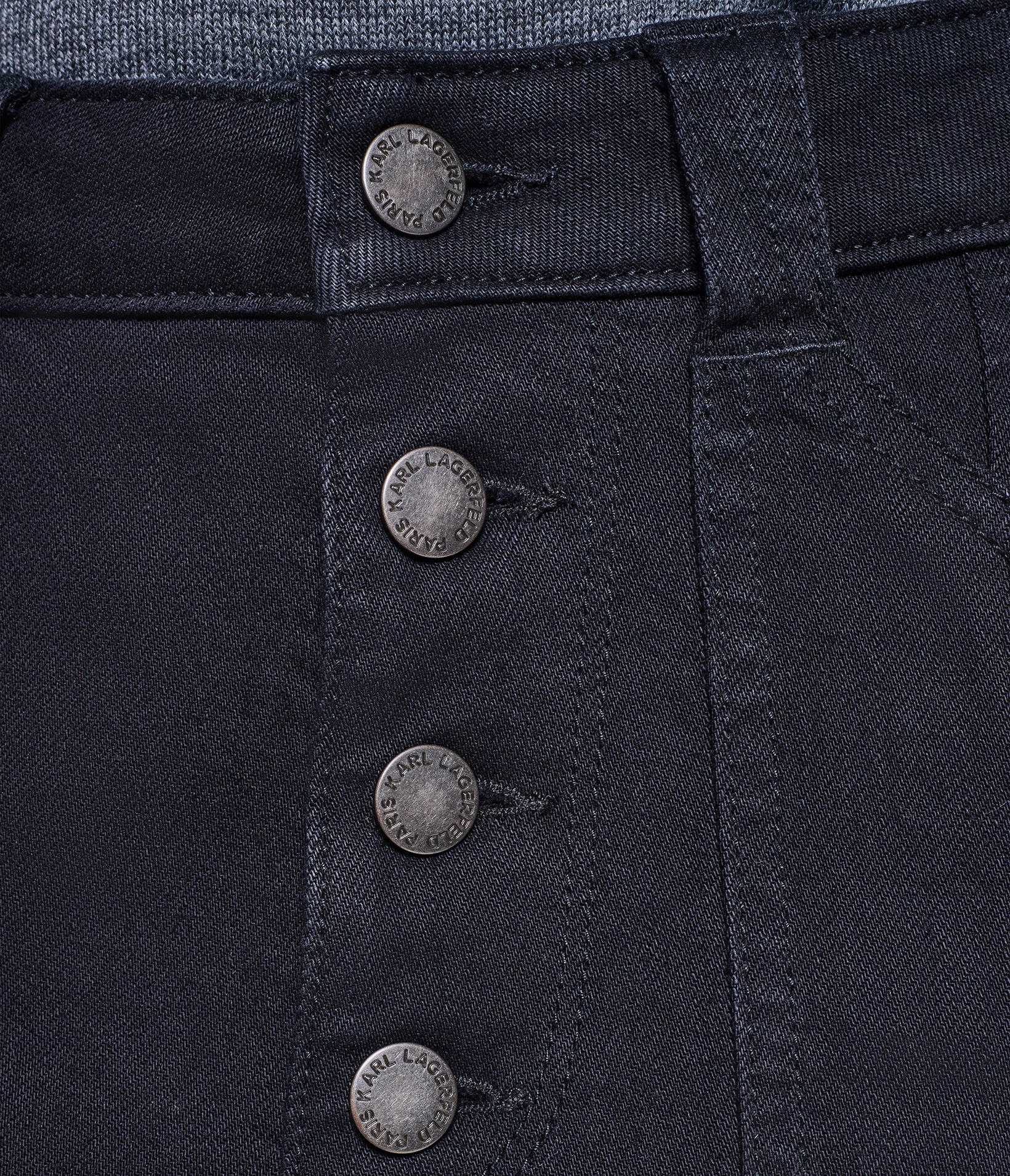 WIDE LEG BUTTON DENIM PANT VIEW 7 | Women's Clothing