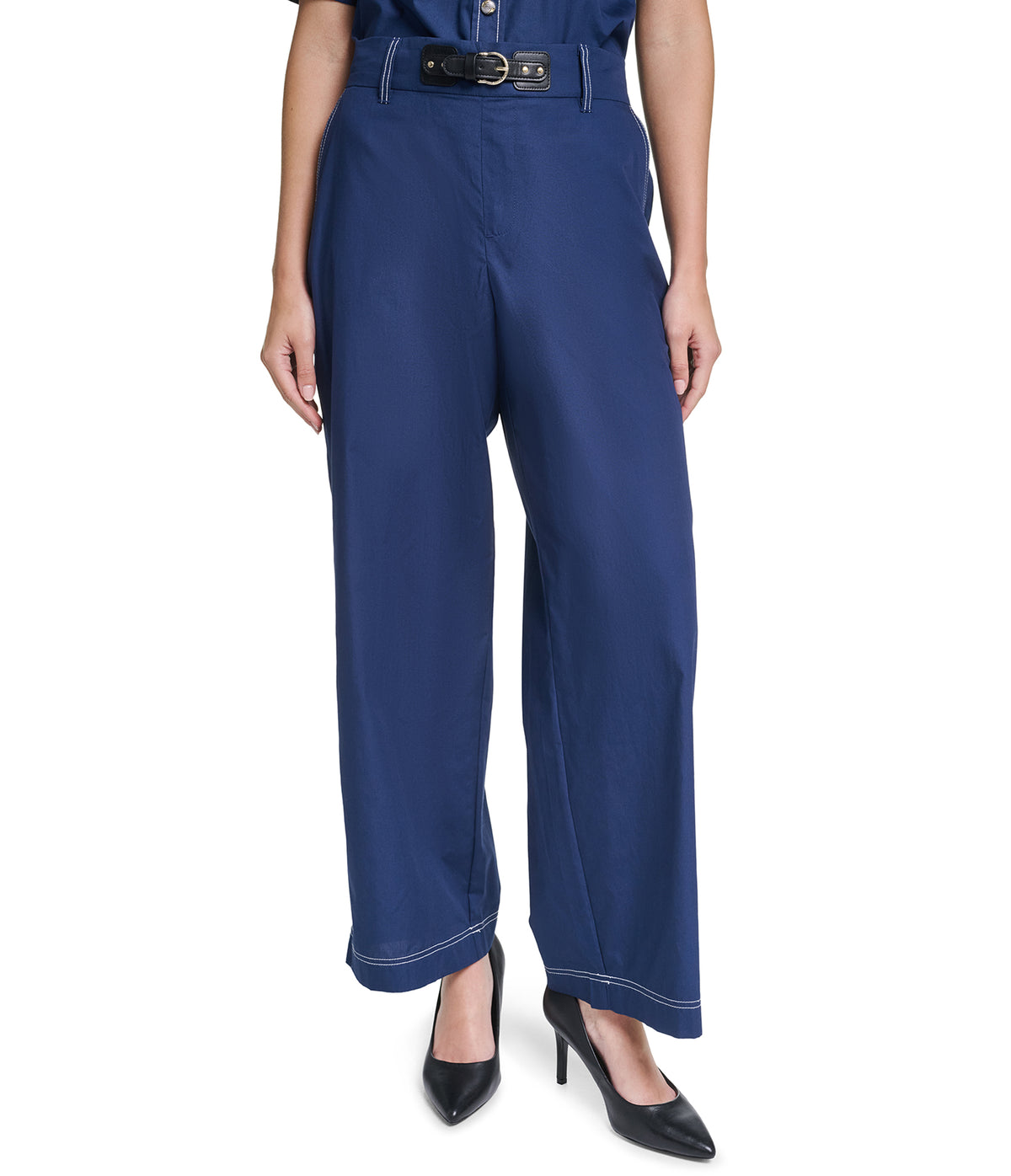 FIXED BELT PANT VIEW 1