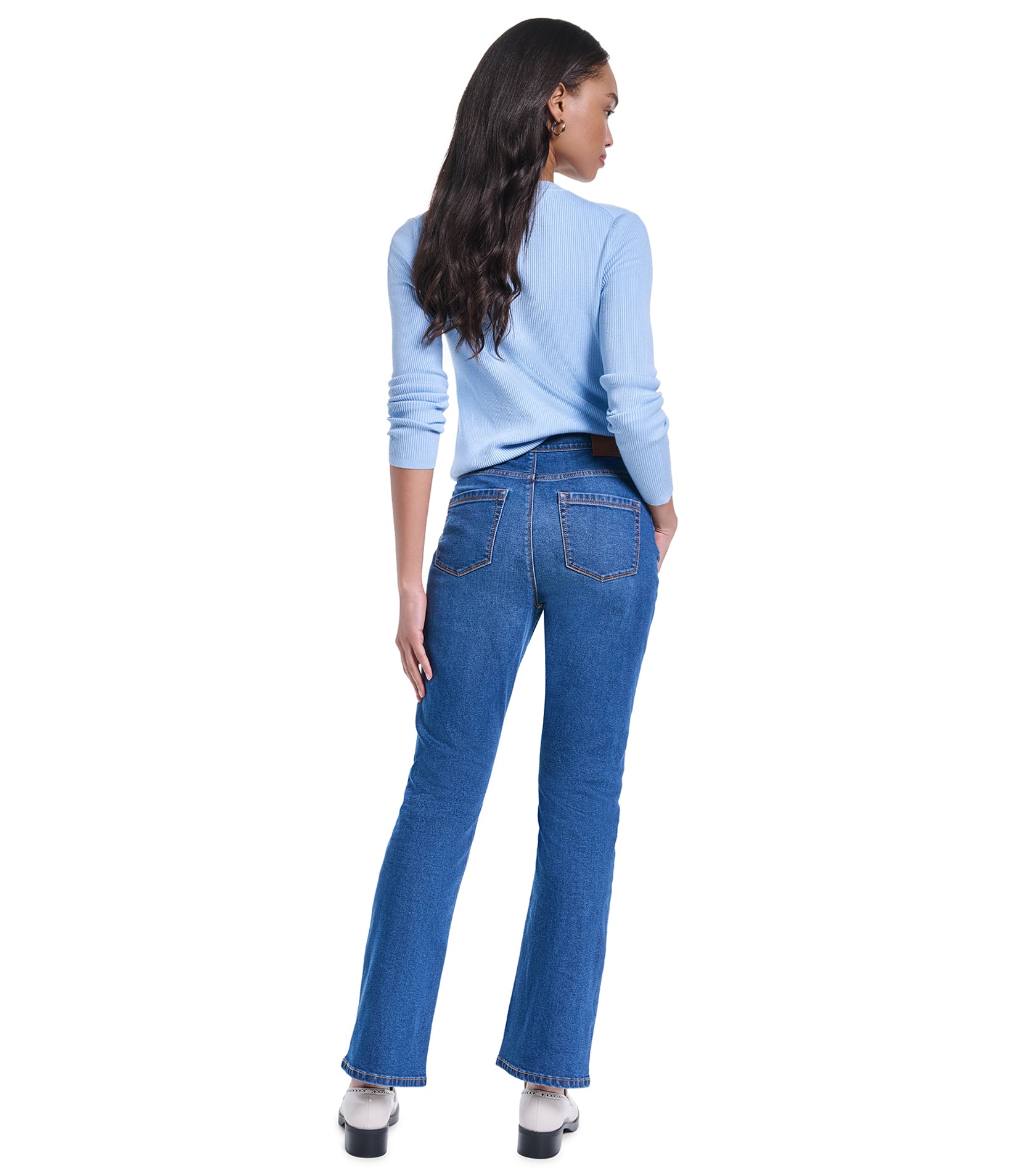 BOW POCKET DENIM PANT VIEW 6