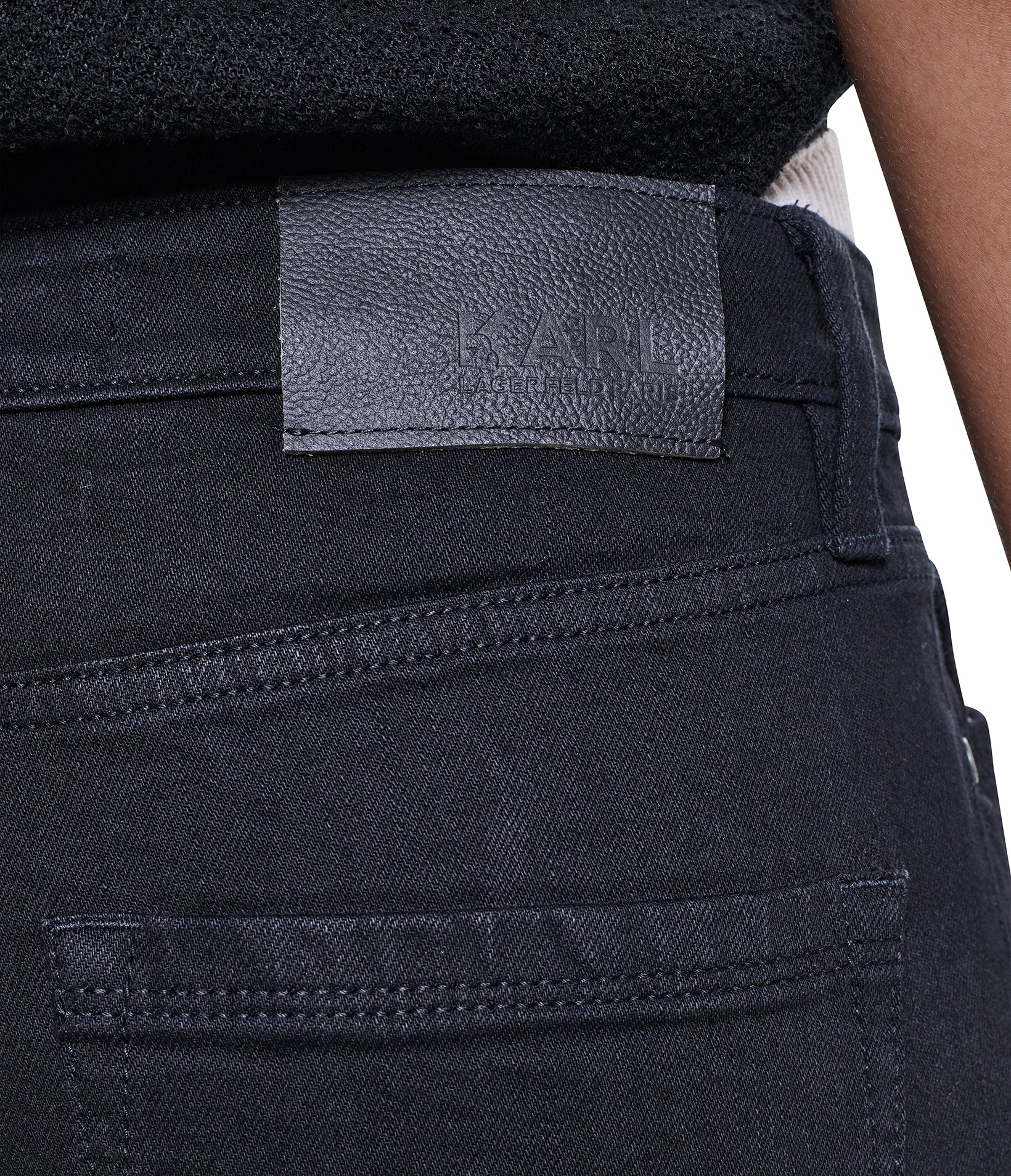 SIDE CRYSTAL STRAIGHT DENIM PANT VIEW 9